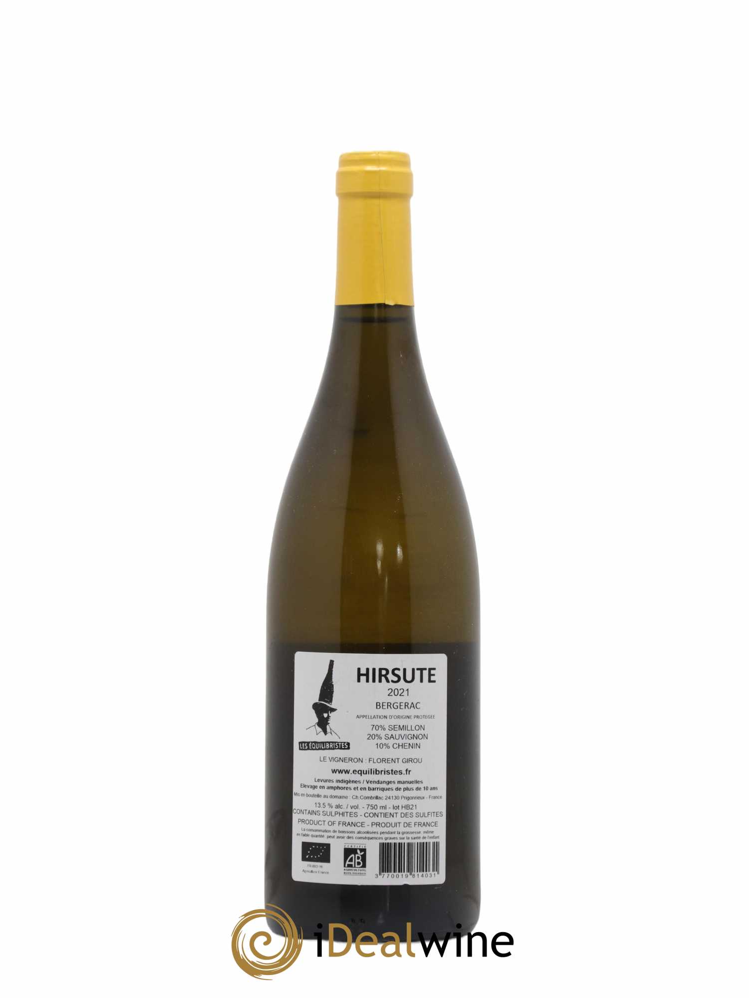 Bergerac Hirsute Les equilibristes (sans prix de réserve) 2021 - Lot de 1 bouteille - 1
