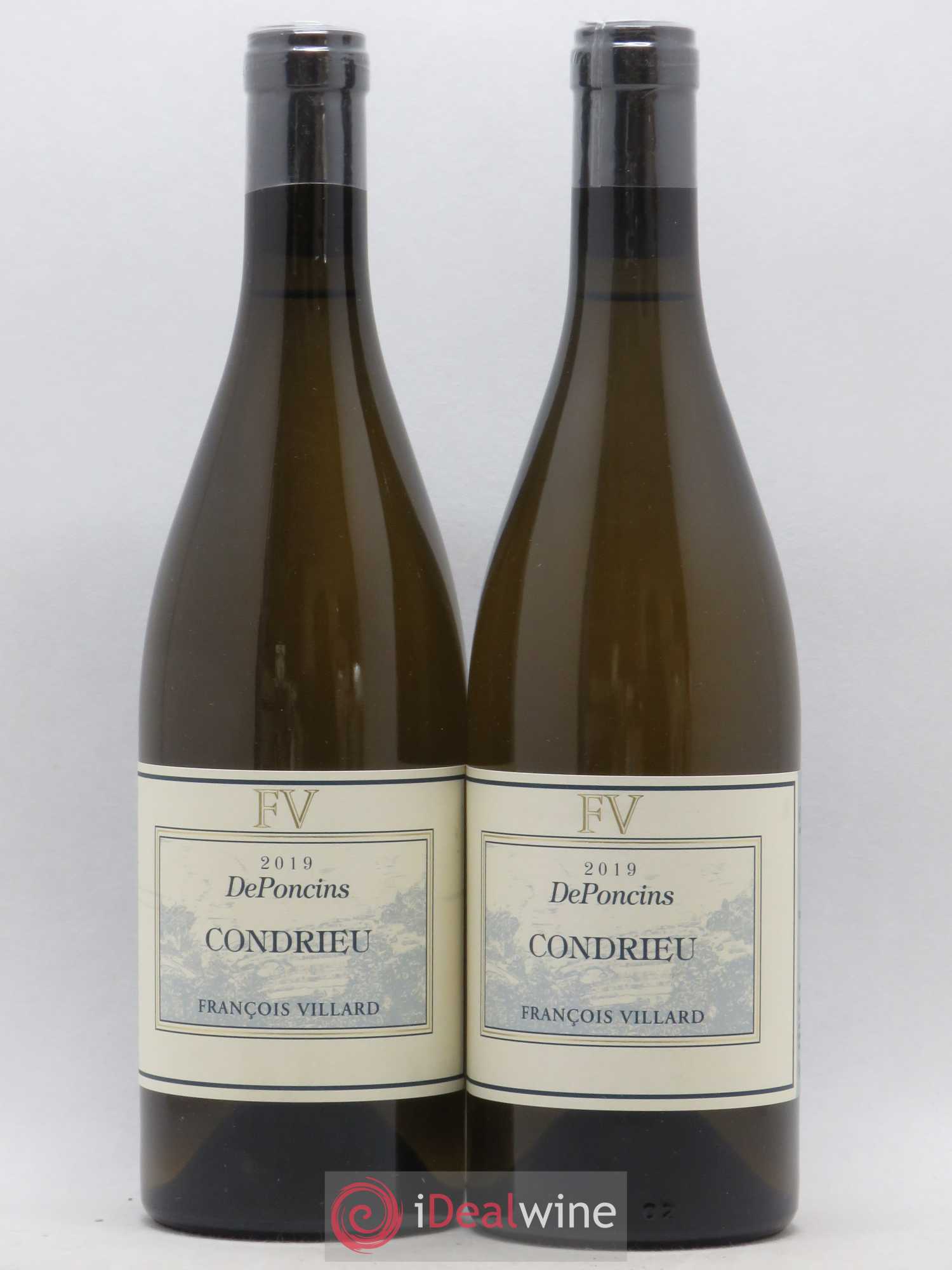 Condrieu Deponcins François Villard (sans prix de réserve) 2019 - Lot de 2 bouteilles - 0