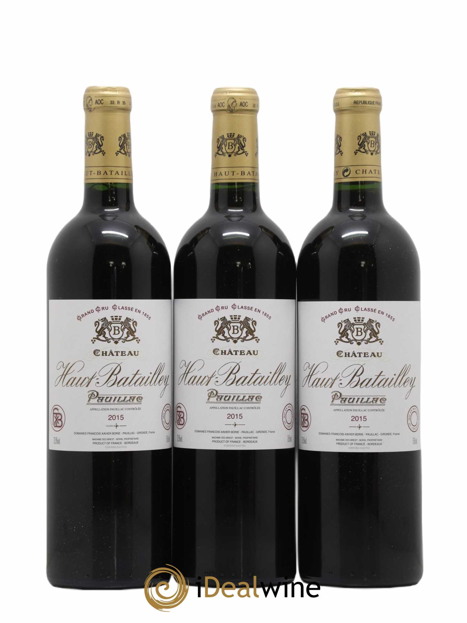 Château Haut Batailley 5ème Grand Cru Classé  (senza prezzo di riserva) 2015 - Lotto di 6 bottiglie - 1