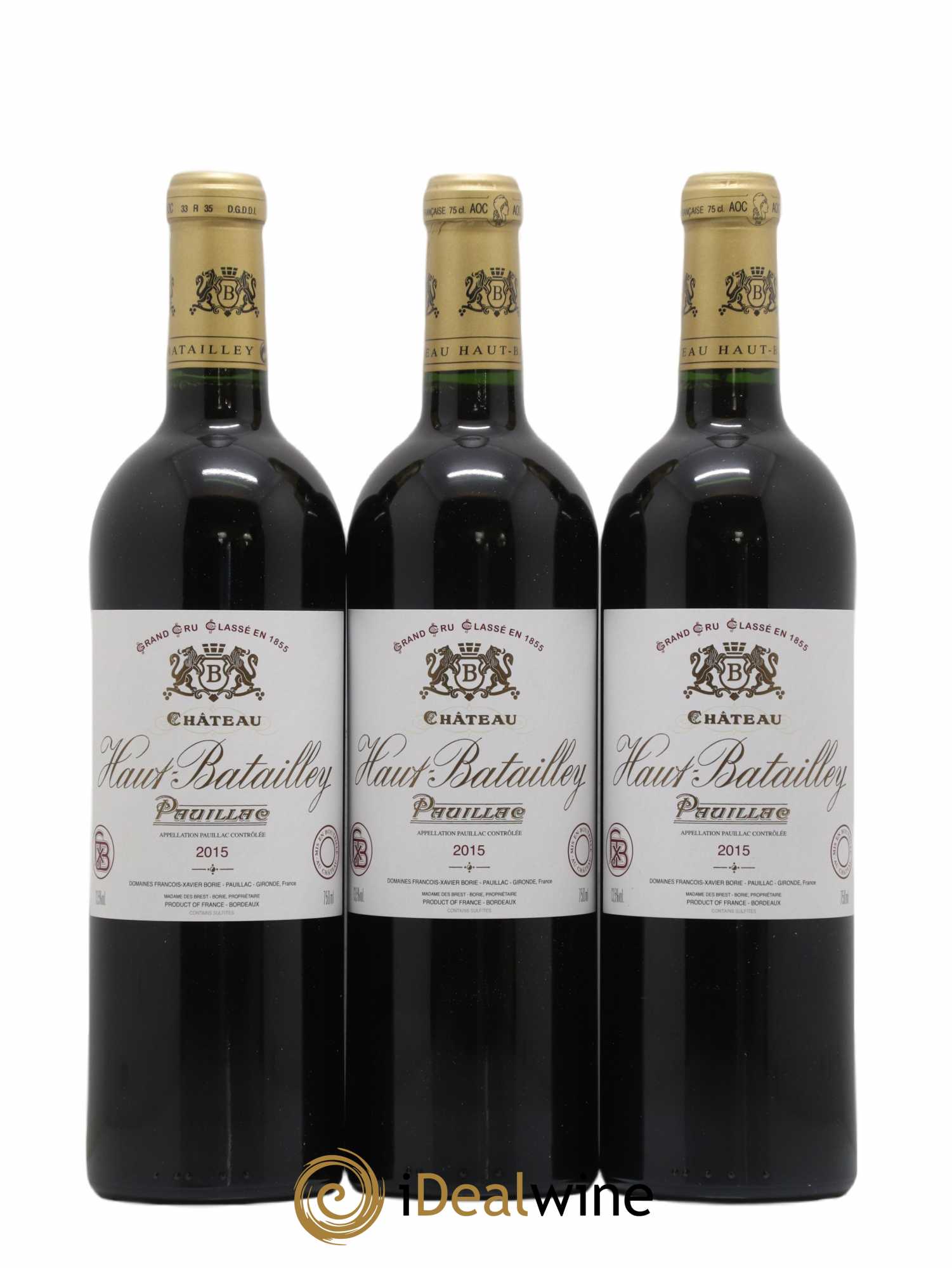 Château Haut Batailley 5ème Grand Cru Classé  (senza prezzo di riserva) 2015 - Lotto di 6 bottiglie - 2