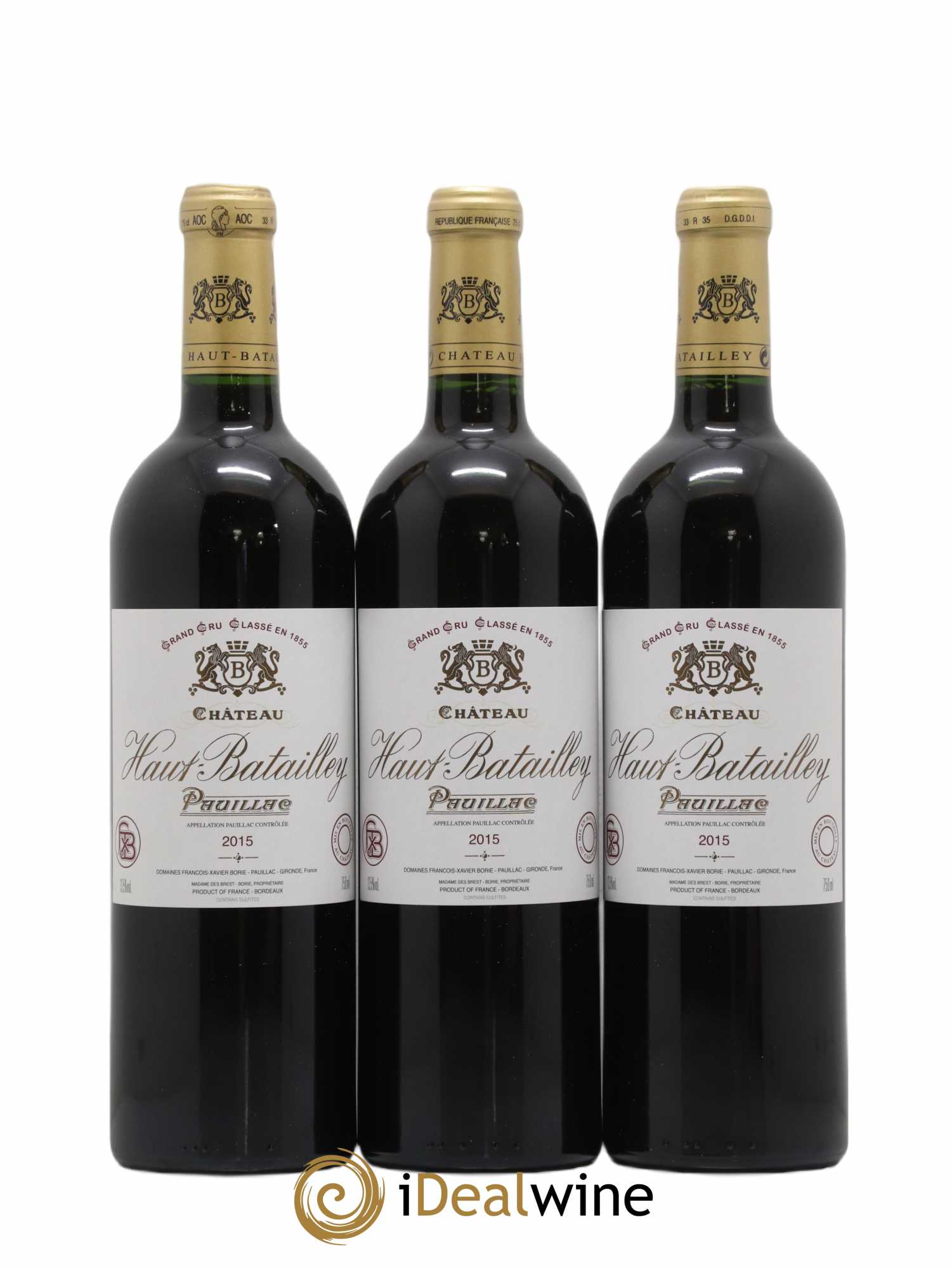 Château Haut Batailley 5ème Grand Cru Classé  (sans prix de réserve) 2015 - Lot de 6 bouteilles - 2