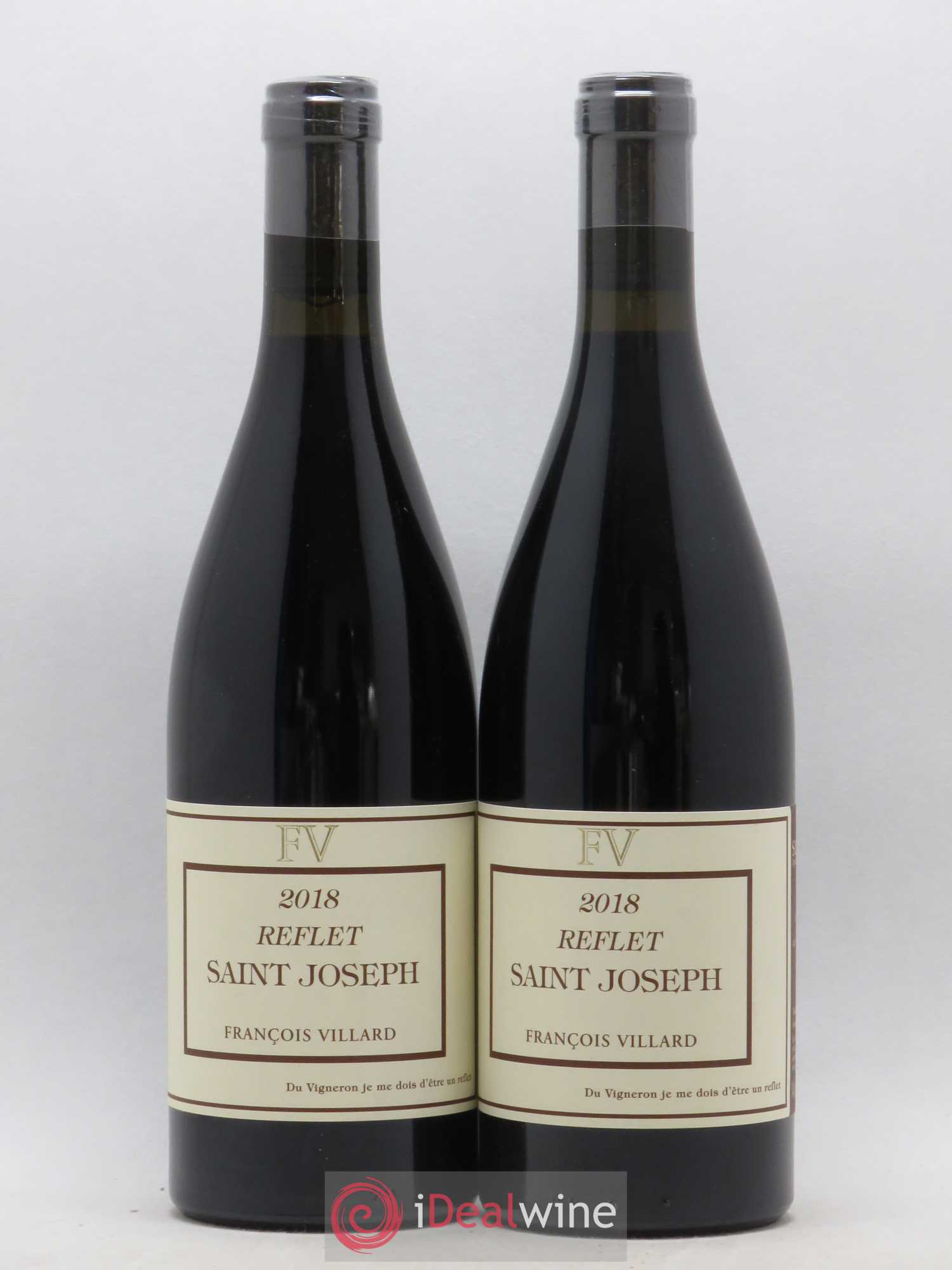 Saint-Joseph Reflet François Villard (sans prix de réserve) 2018 - Lot de 2 bouteilles - 0