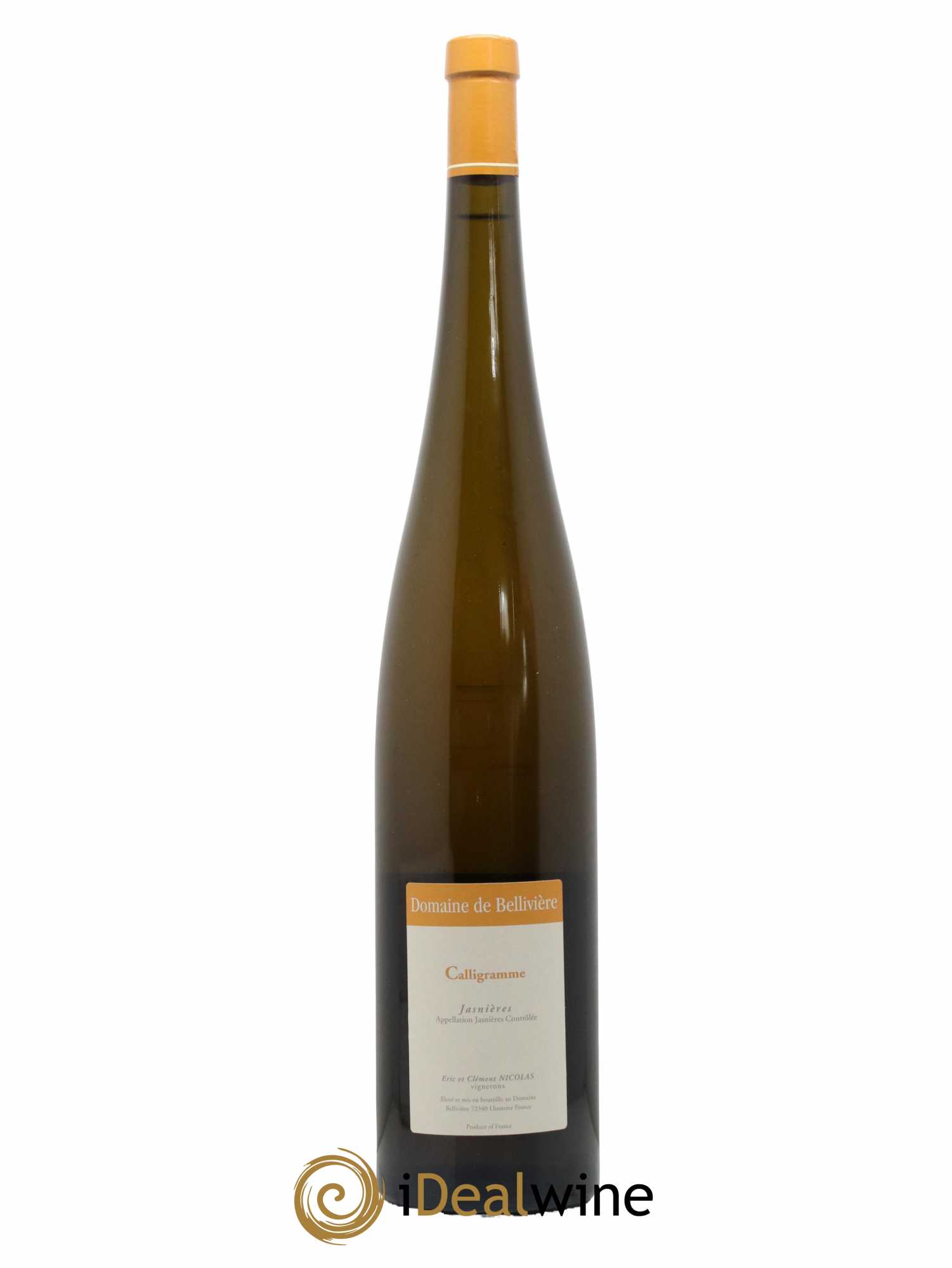 Jasnières Calligramme Domaine de Bellivière 2015 - Lot de 1 magnum - 0