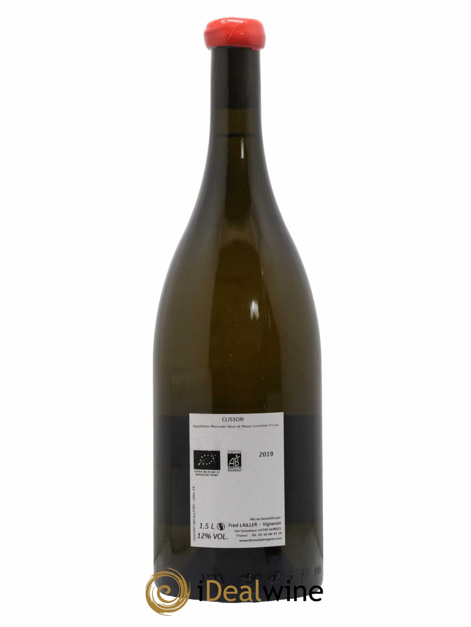 Muscadet-Sèvre-et-Maine André-Michel Bregeon (Domaine) Clisson 2019 - Lot de 1 magnum - 1