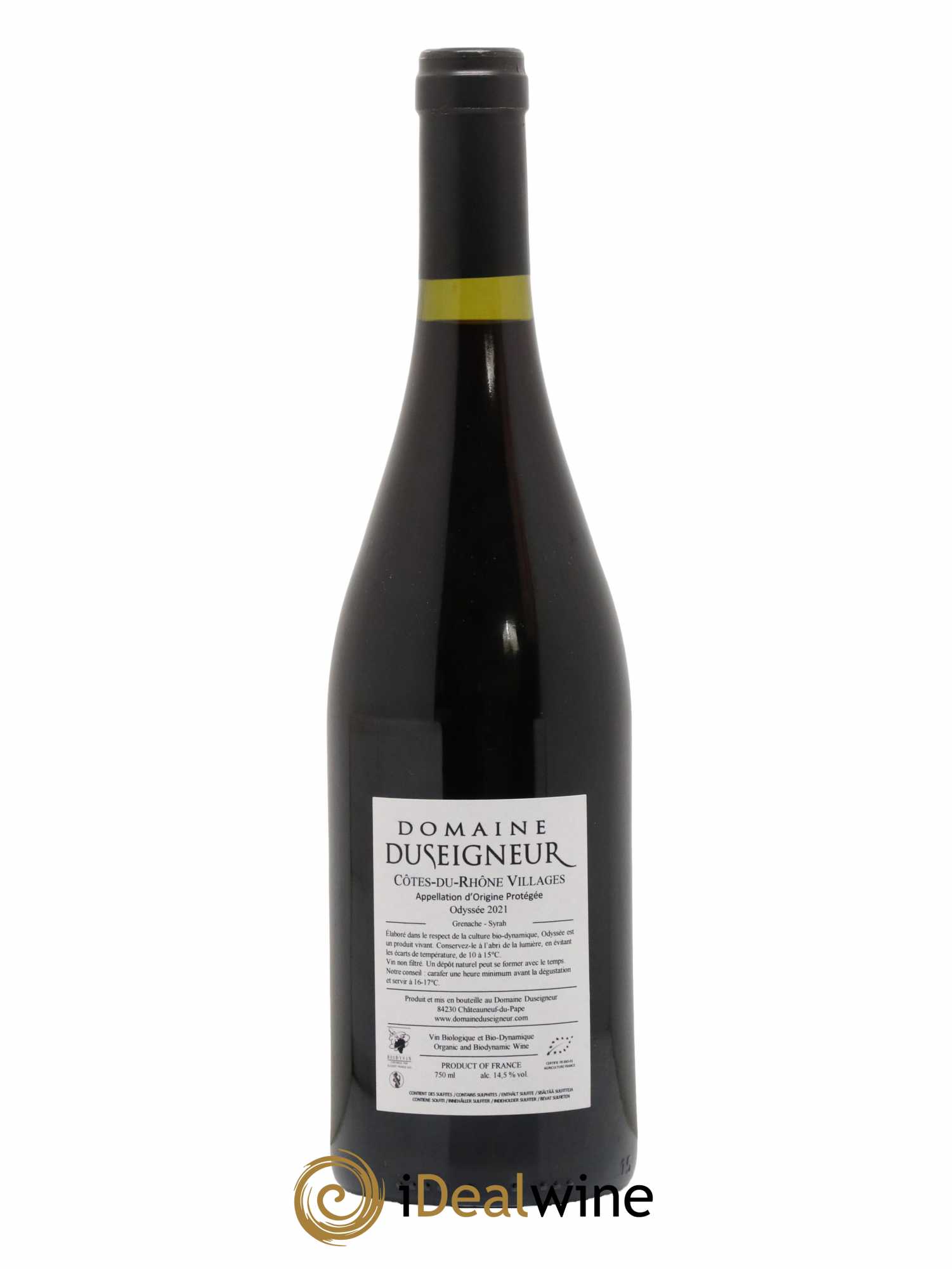 Côtes-du-Rhône Villages Odyssee Domaine Duseigneur 2021 - Posten von 1 Flasche - 1