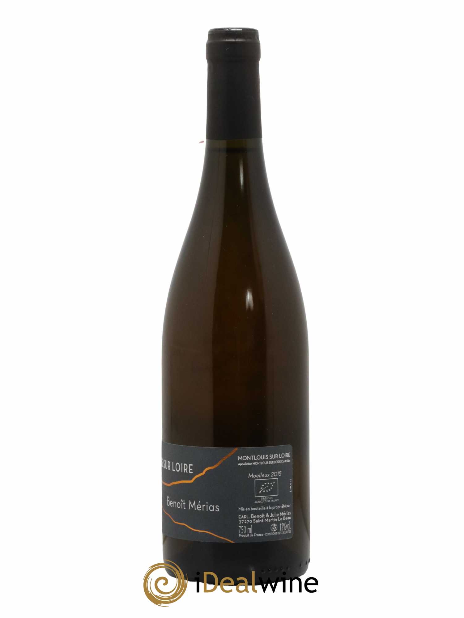 Montlouis-sur-Loire Le Moelleux Benoît Merias 2015 - Posten von 1 Flasche - 1