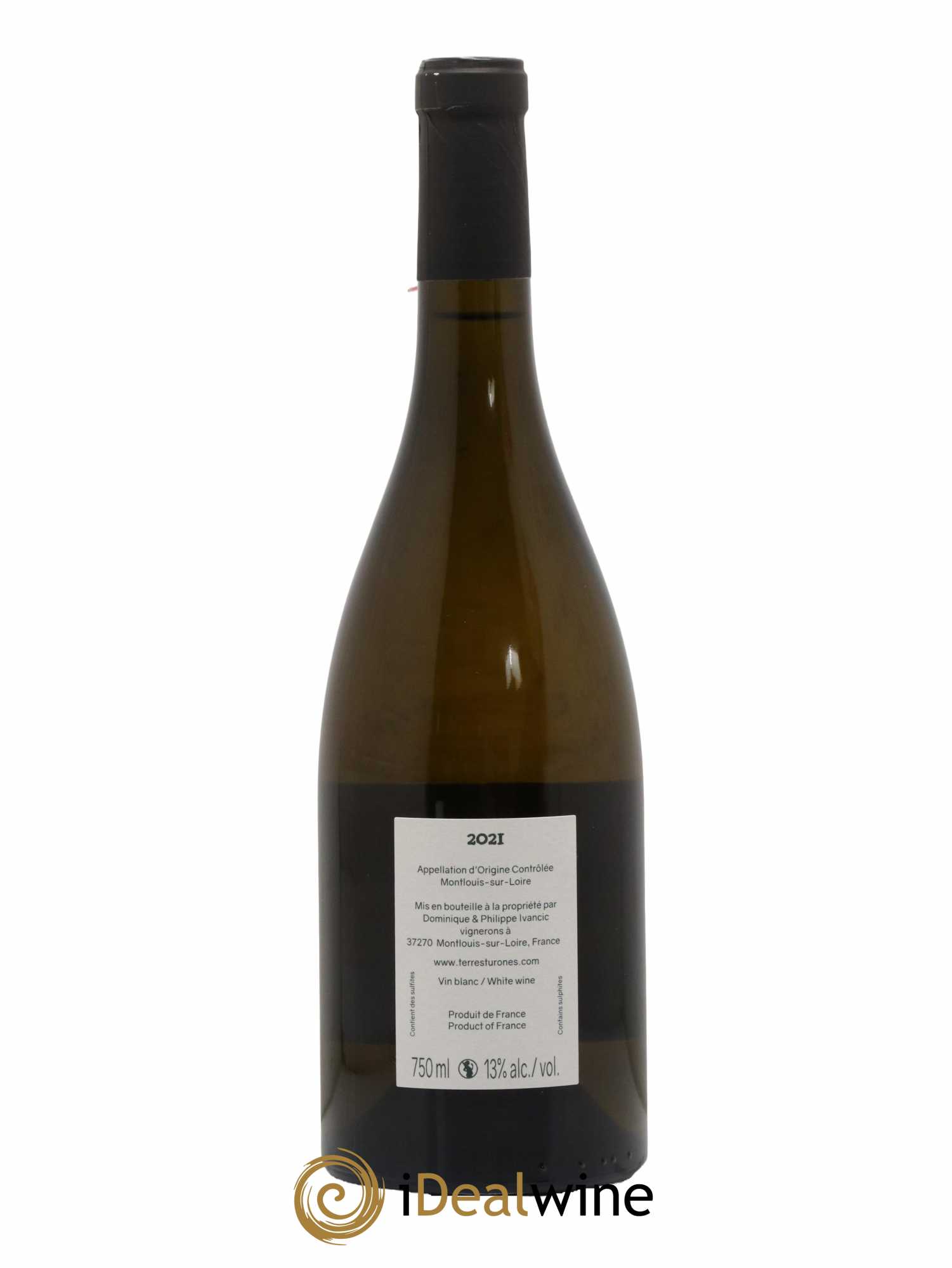 Montlouis-sur-Loire Terres Turone Dominique et Philippe Ivancic 2021 - Lot de 1 bouteille - 1