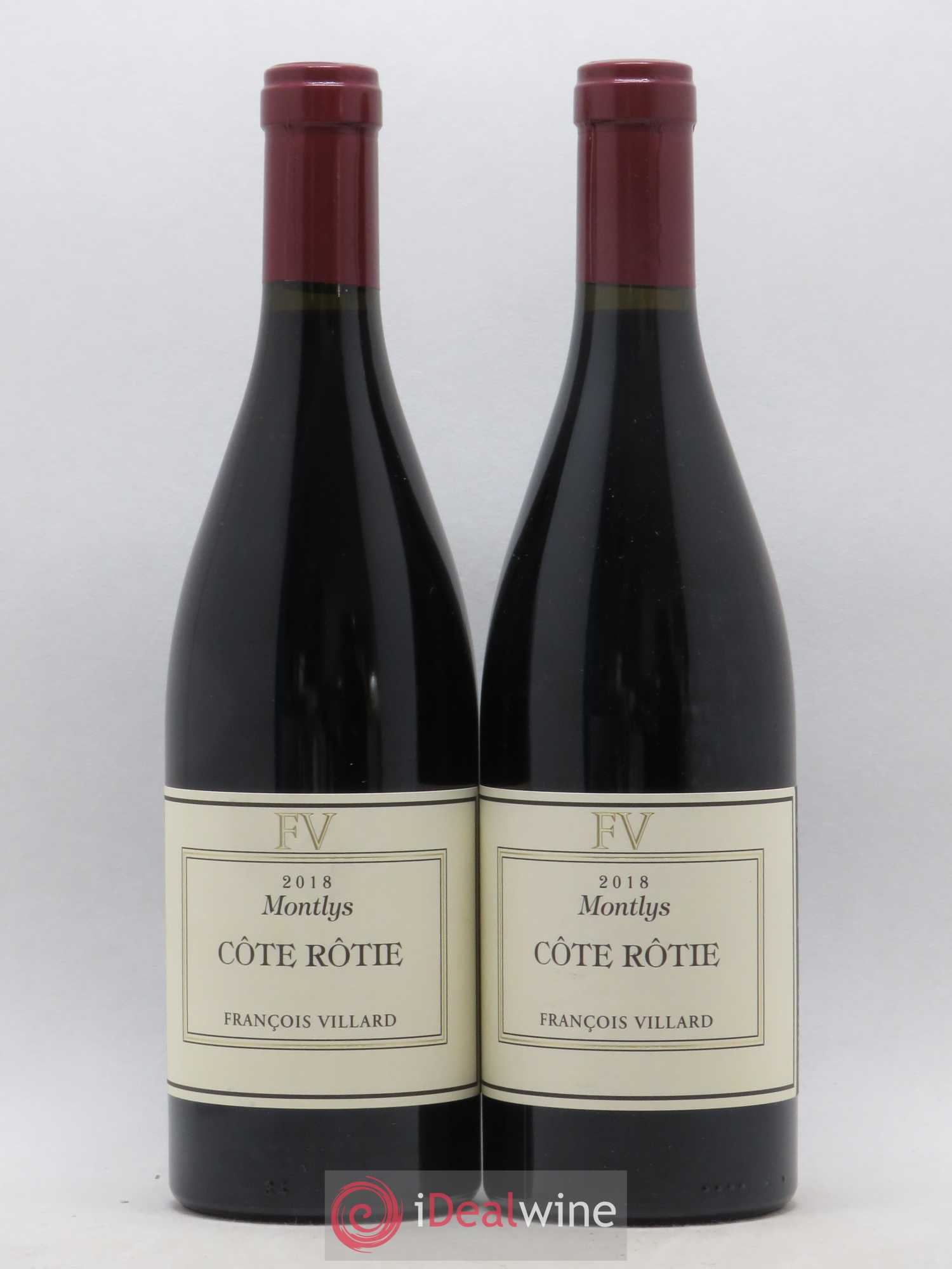 Côte-Rôtie Montlys François Villard (sans prix de réserve) 2018 - Lot de 2 bouteilles - 0