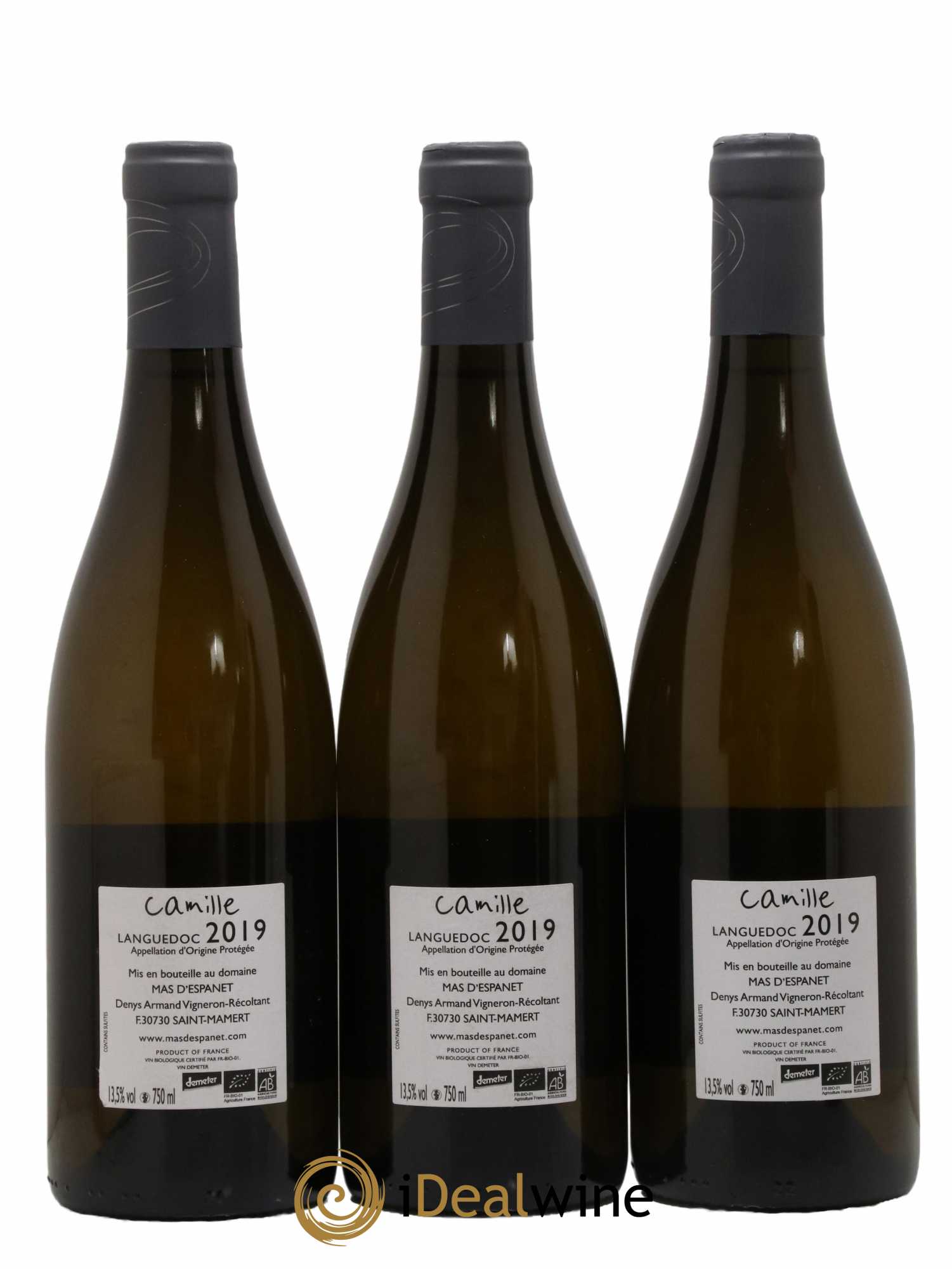 Languedoc Camille Mas d'Espanet 2019 - Lot de 3 bouteilles - 1