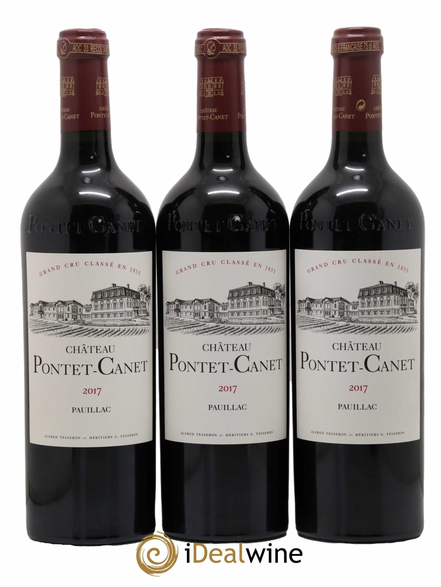 Château Pontet Canet 5ème Grand Cru Classé 2017 - Posten von 6 Flaschen - 2