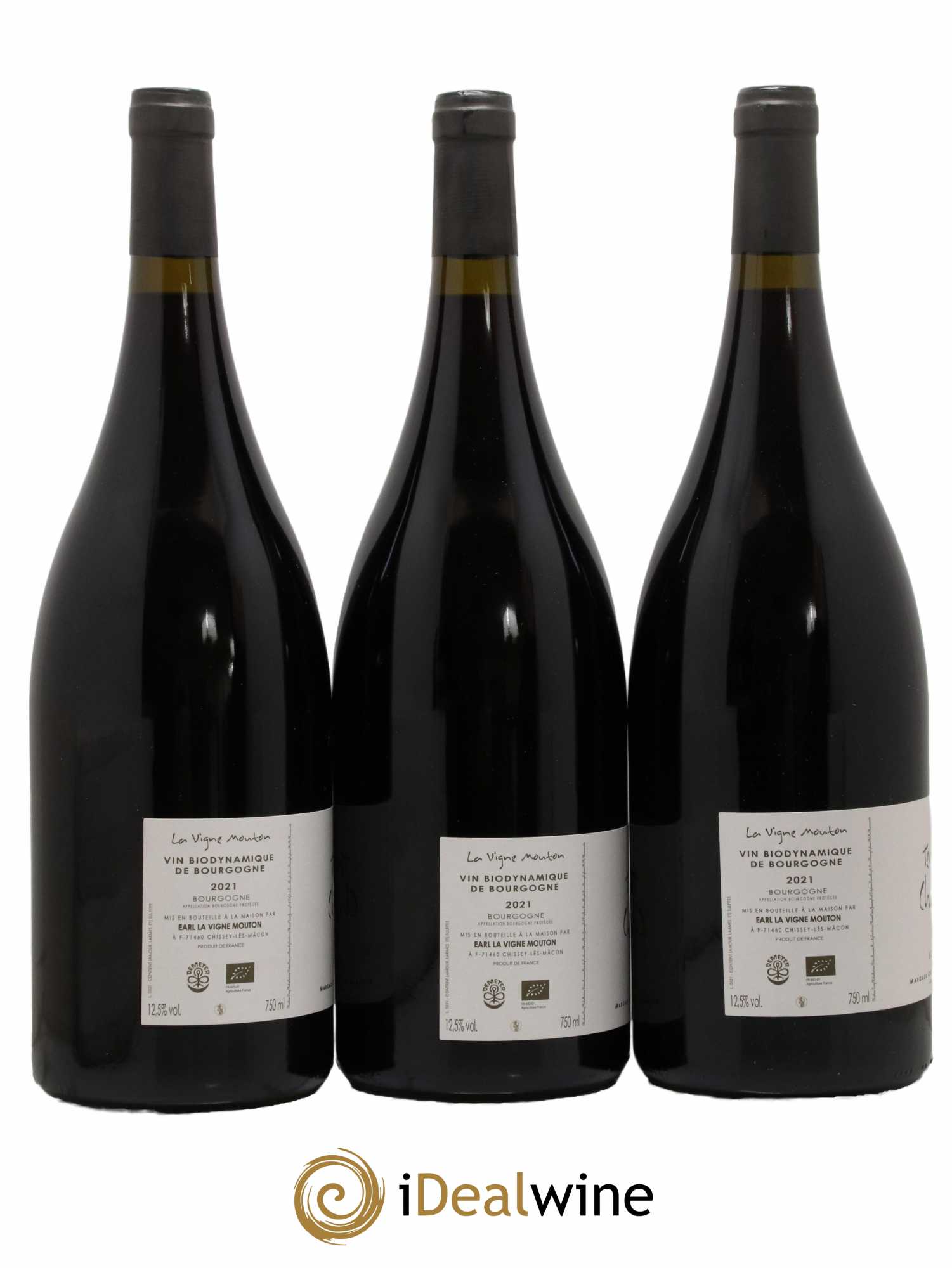 Bourgogne Terres de Chazeux La Vigne Mouton 2021 - Lot de 3 magnums - 1