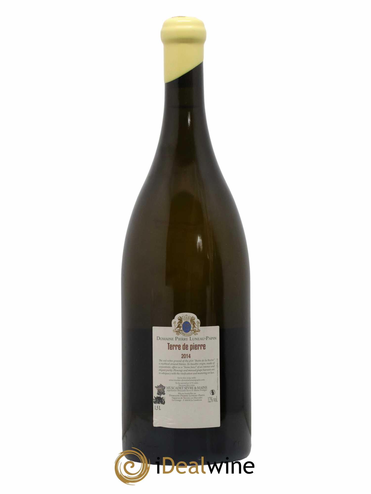 Muscadet-Sèvre-et-Maine sur lie Terre de Pierre Luneau-Papin 2014 - Lot de 1 magnum - 1