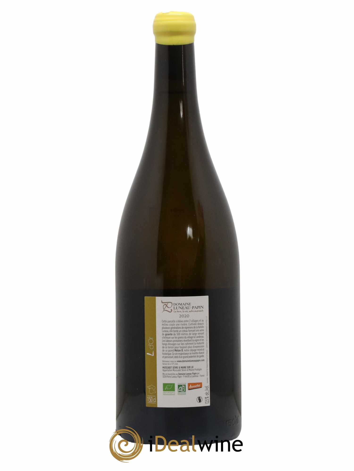 Muscadet-Sèvre-et-Maine L D'Or Luneau-Papin 2020 - Lot de 1 magnum - 1
