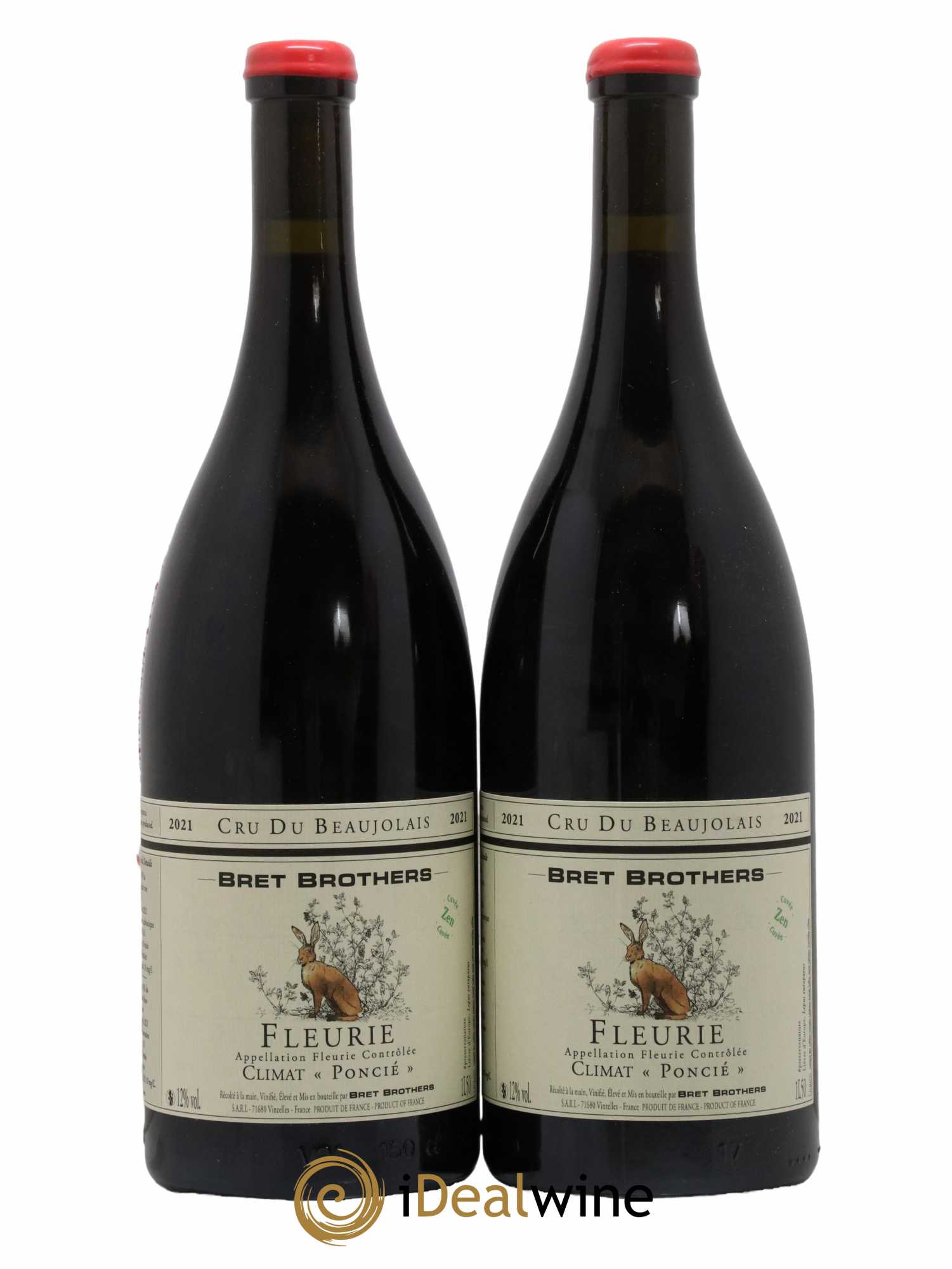 Fleurie Poncié Bret Brothers cuvée Zen 2021 - Lot de 2 magnums - 0