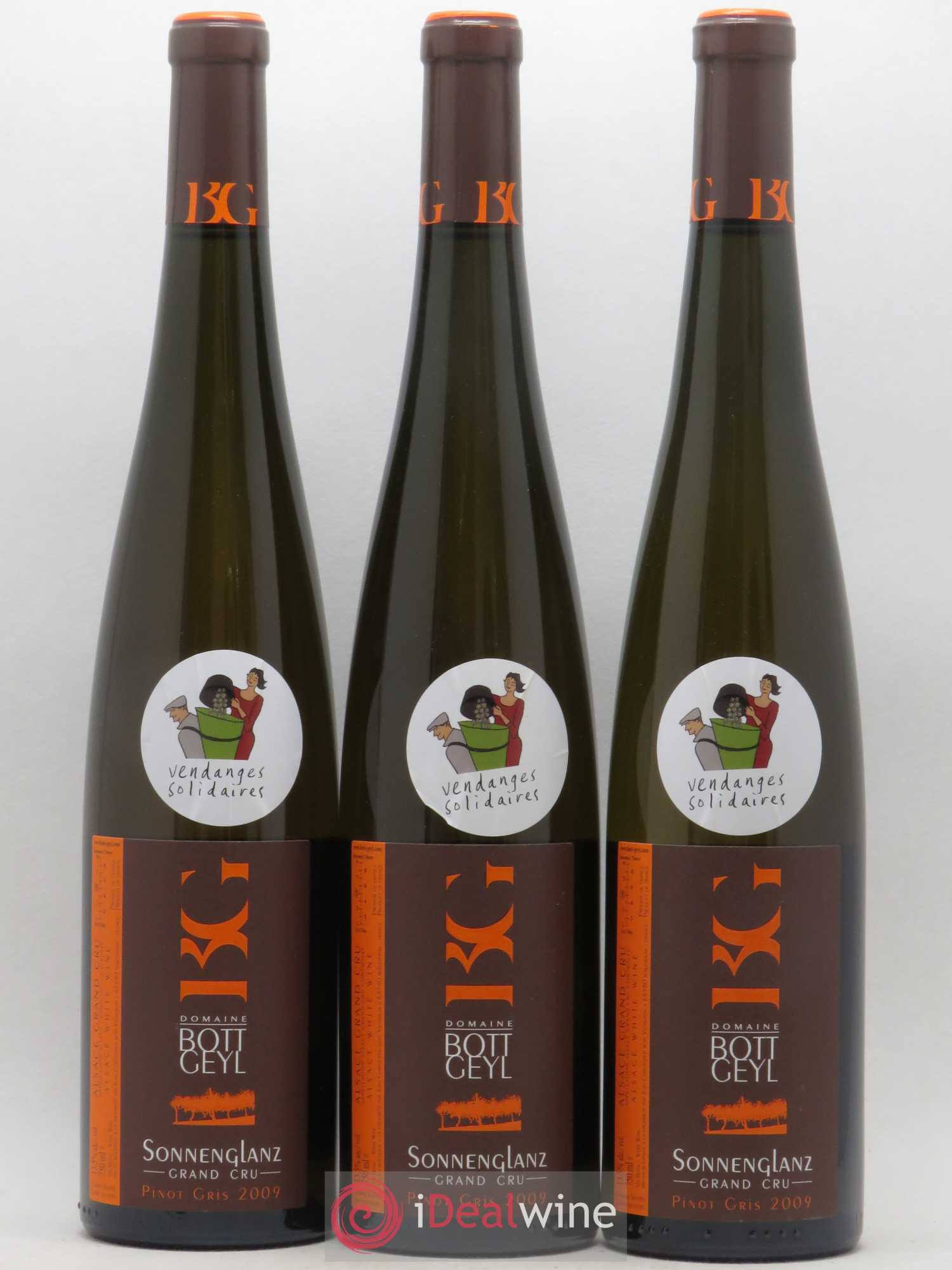 Alsace Pinot Gris Grand Cru Sonnenglanz Bott-Geyl (Domaine) (sans prix de réserve) 2009 - Lot de 6 bouteilles - 2