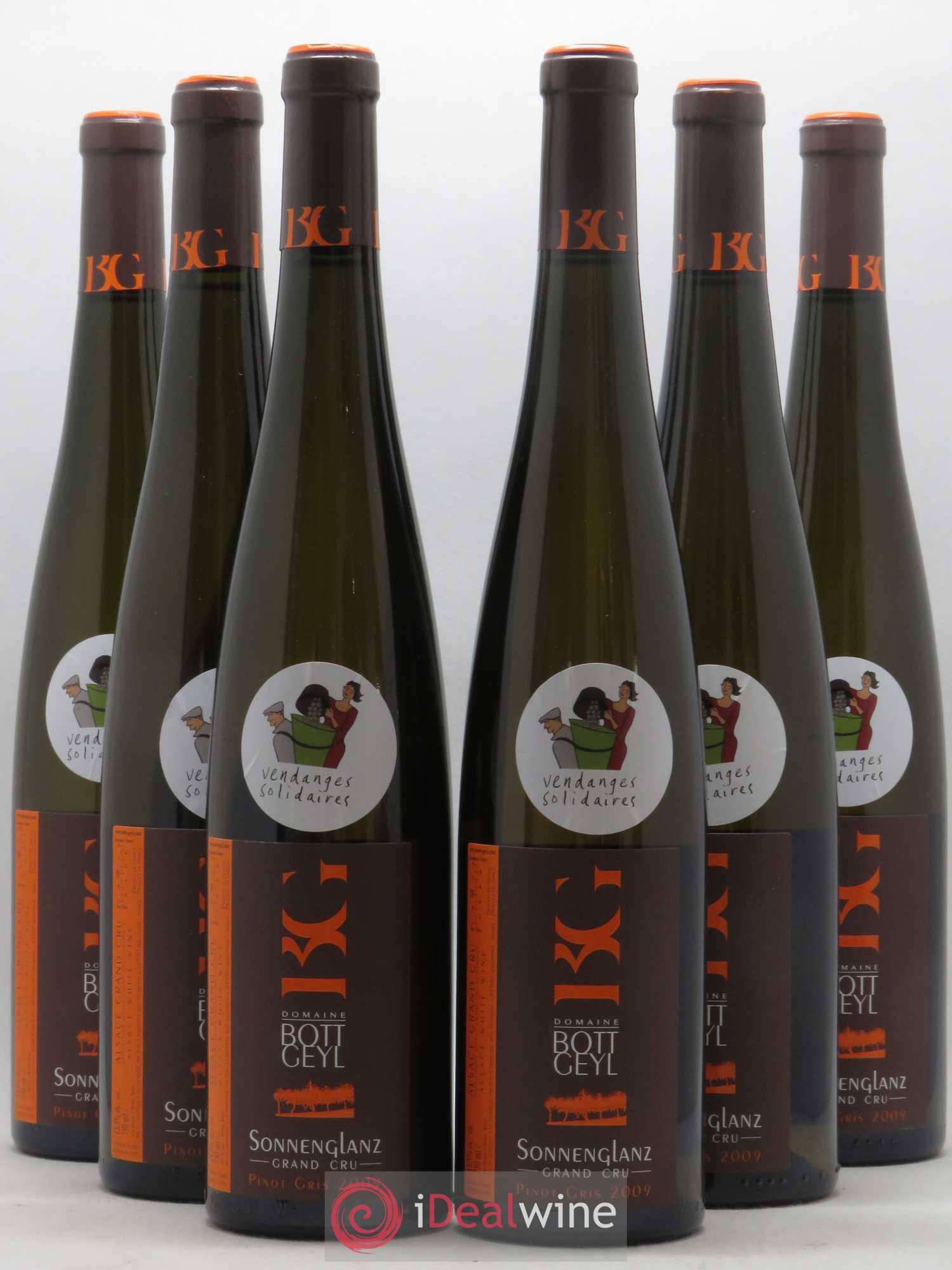 Alsace Pinot Gris Grand Cru Sonnenglanz Bott-Geyl (Domaine) (sans prix de réserve) 2009 - Lot de 6 bouteilles - 0