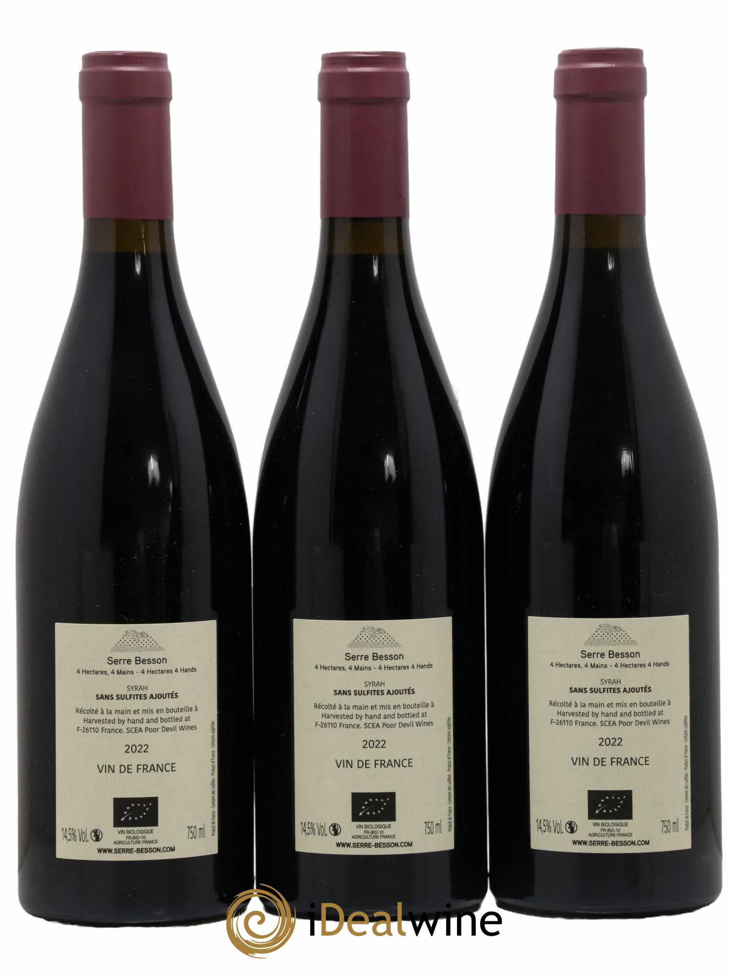Vin de France Ragots Domaine Serre Besson 2022 - Posten von 3 Flaschen - 1