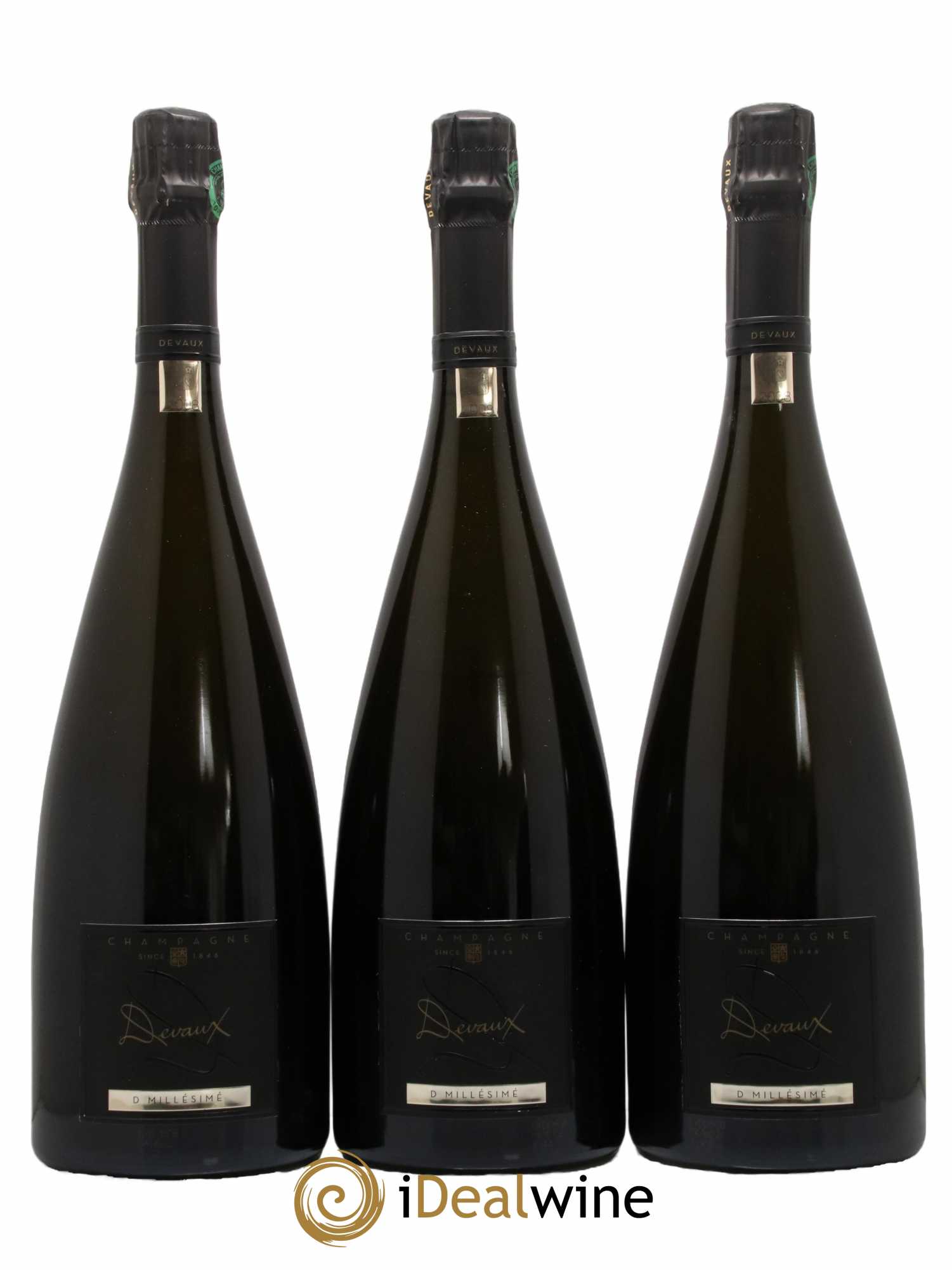 Champagne Millésimé Devaux 2008 - Posten von 3 Magnum - 0