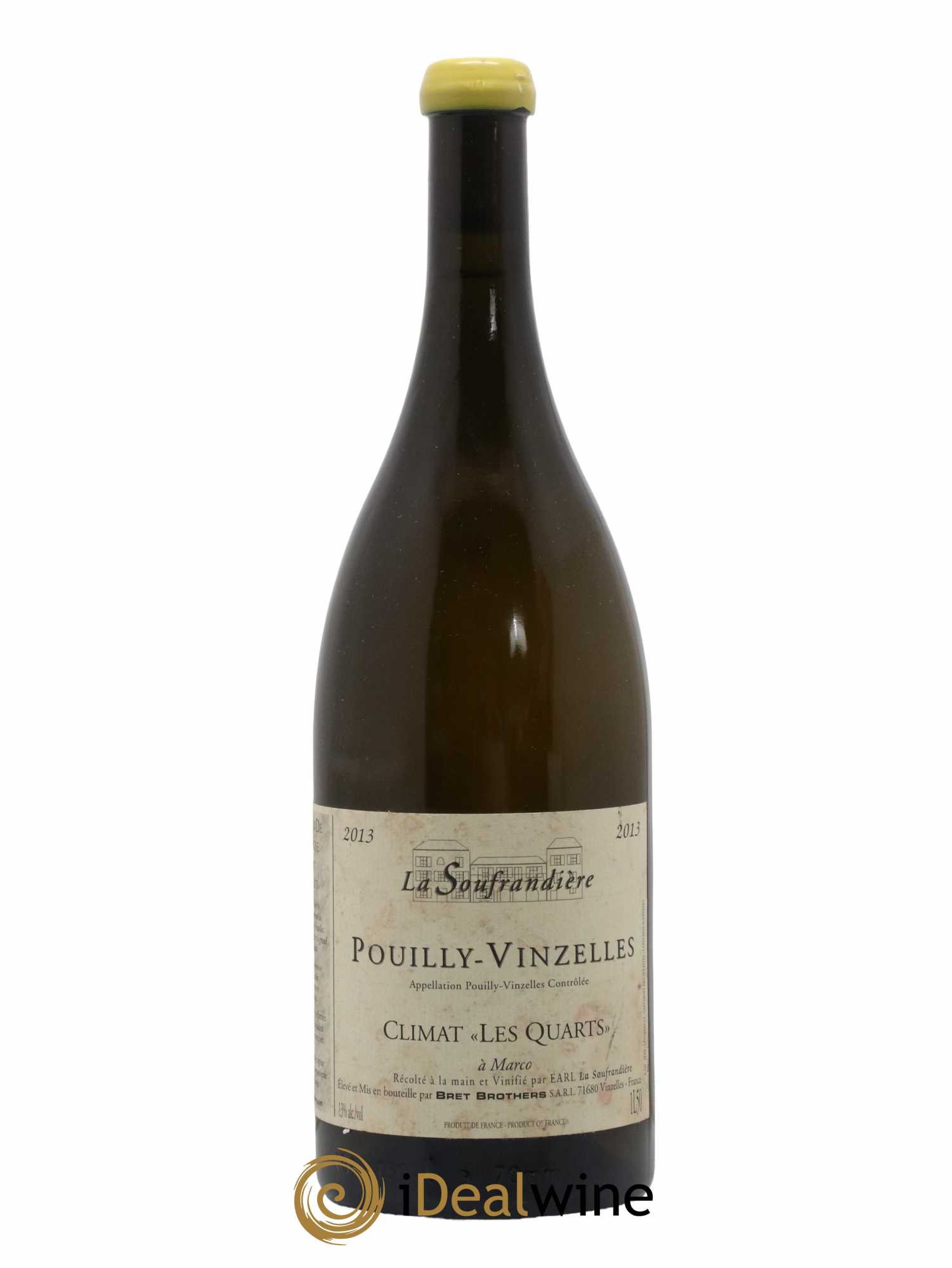 Pouilly-Vinzelles Les Quarts La Soufrandière - Bret Brothers 2013 - Lotto di 1 magnum - 0