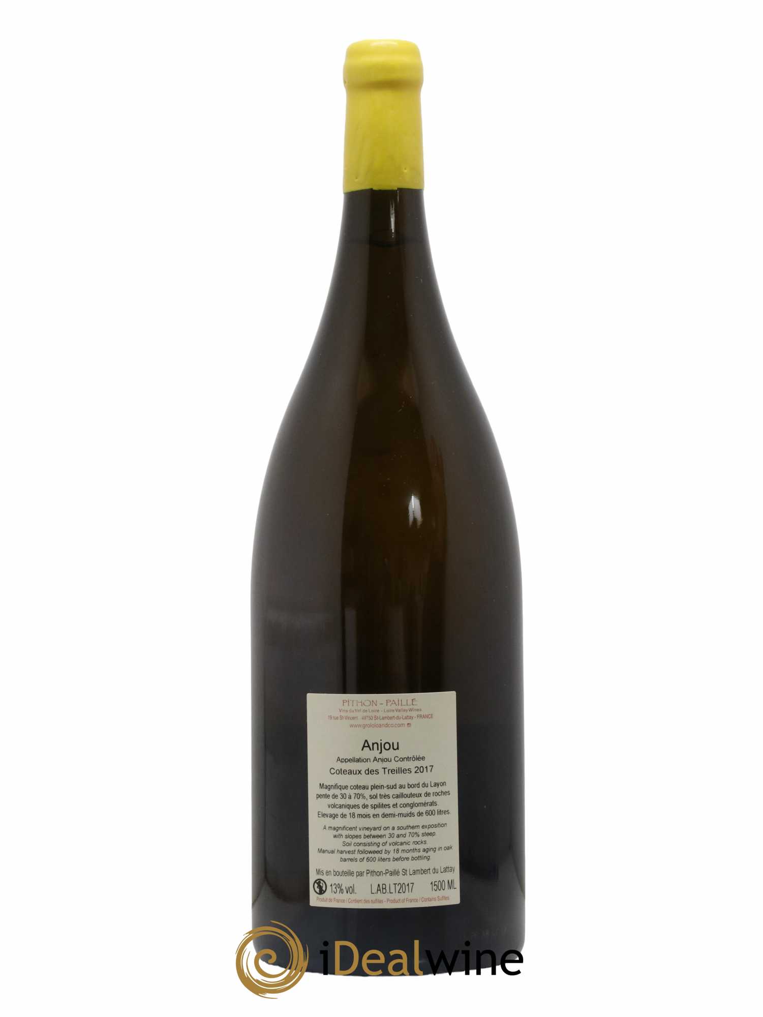 Anjou Coteaux Des Treilles Pithon-Paillé 2017 - Lotto di 1 magnum - 1
