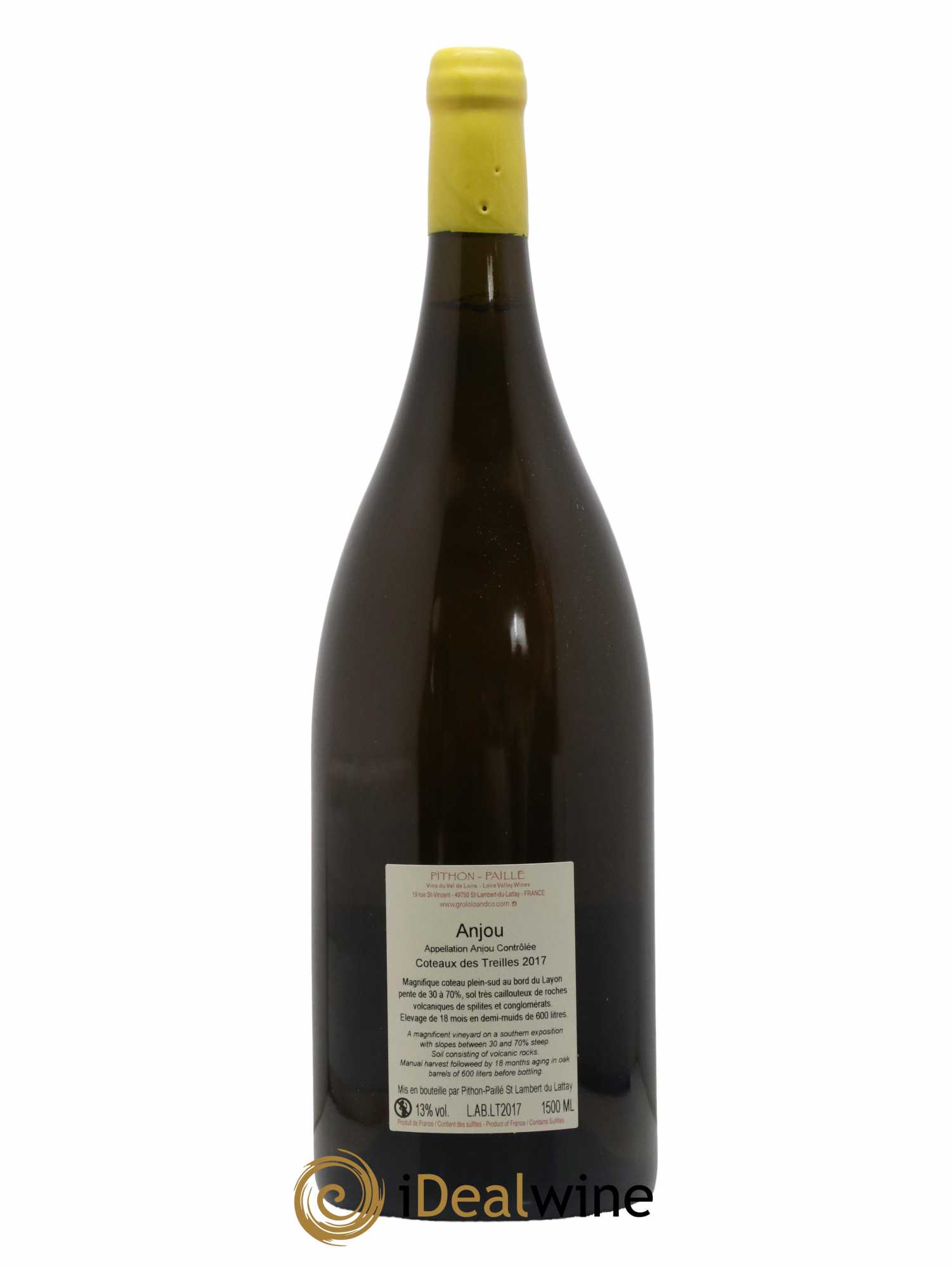 Anjou Coteaux Des Treilles Pithon-Paillé 2017 - Lot de 1 magnum - 1