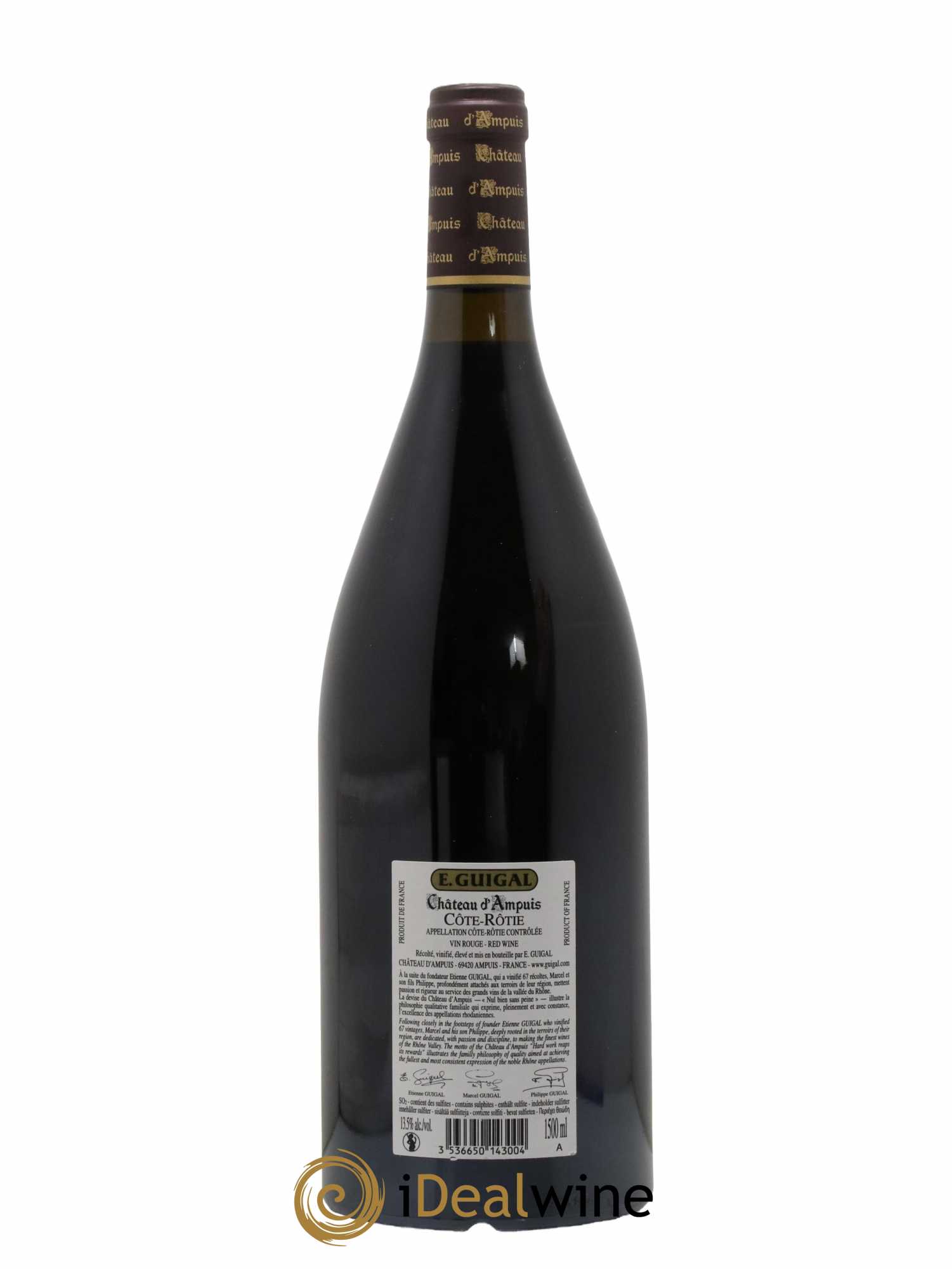 Côte-Rôtie Château d'Ampuis Guigal 2016 - Posten von 1 Magnum - 1