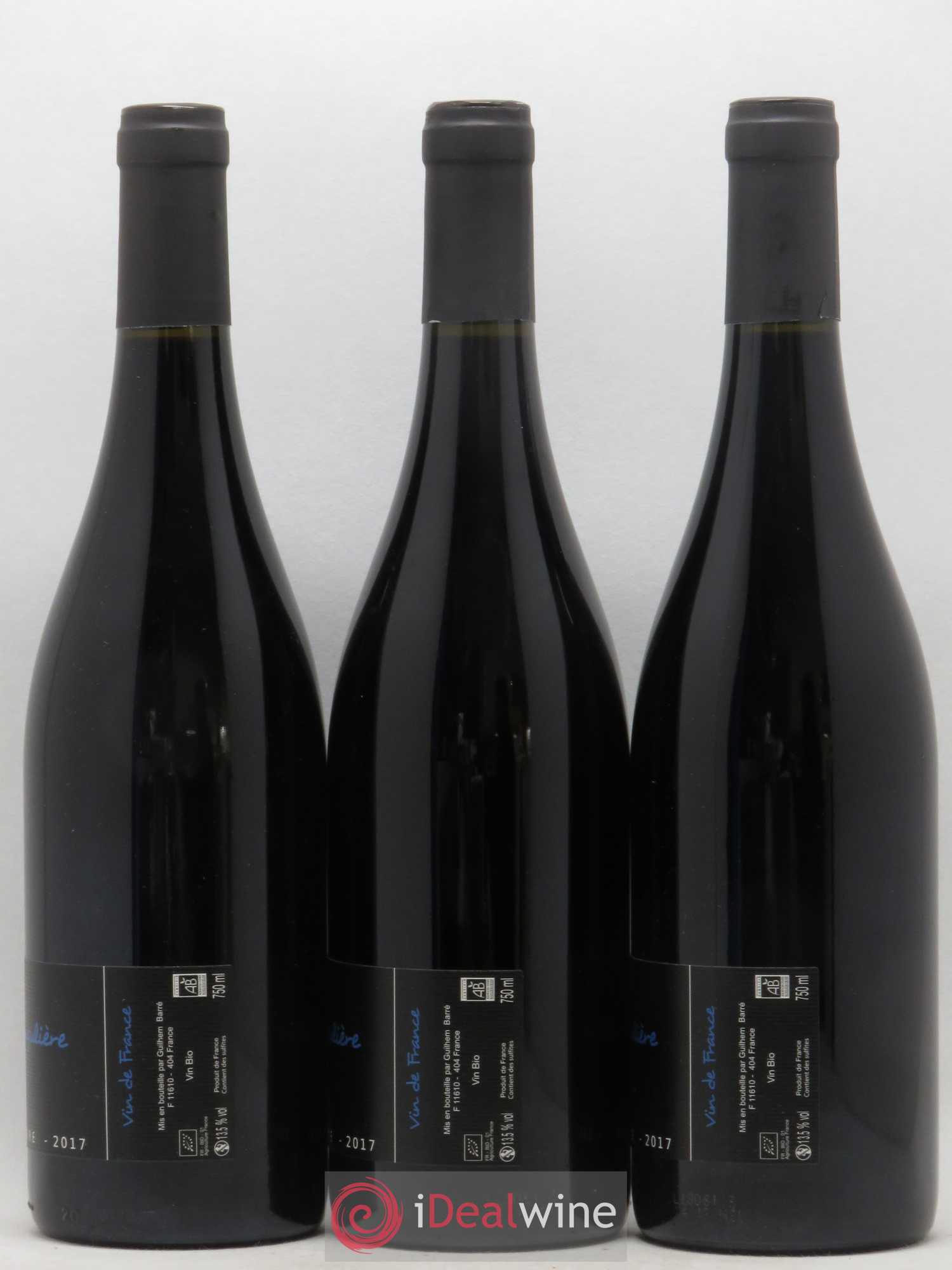 Vin de France Fantaisie Singuliere Guilhem Barre (sans prix de réserve) 2017 - Posten von 3 Flaschen - 1