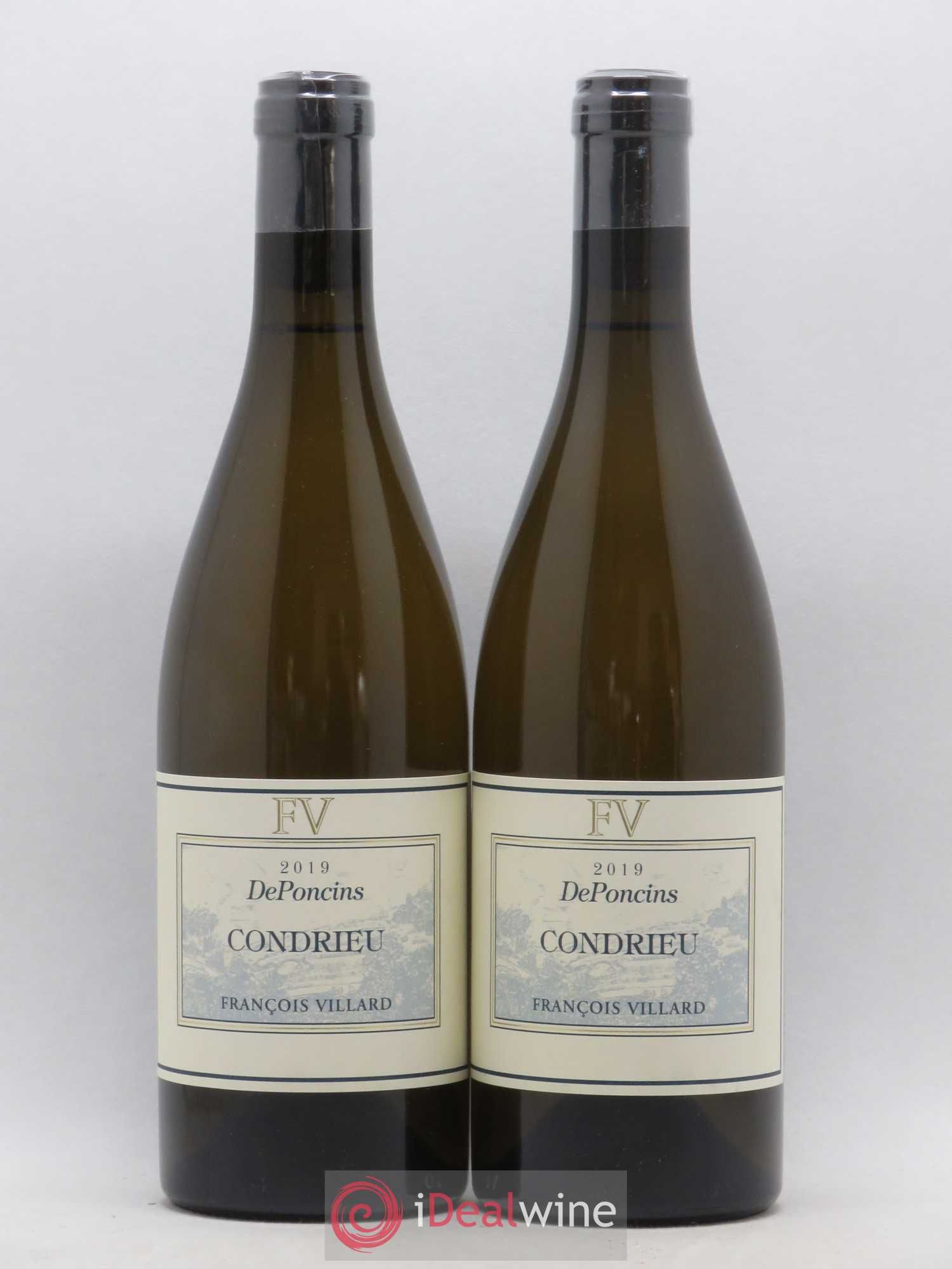 Condrieu Deponcins François Villard (sans prix de réserve) 2019 - Lot de 2 bouteilles - 0