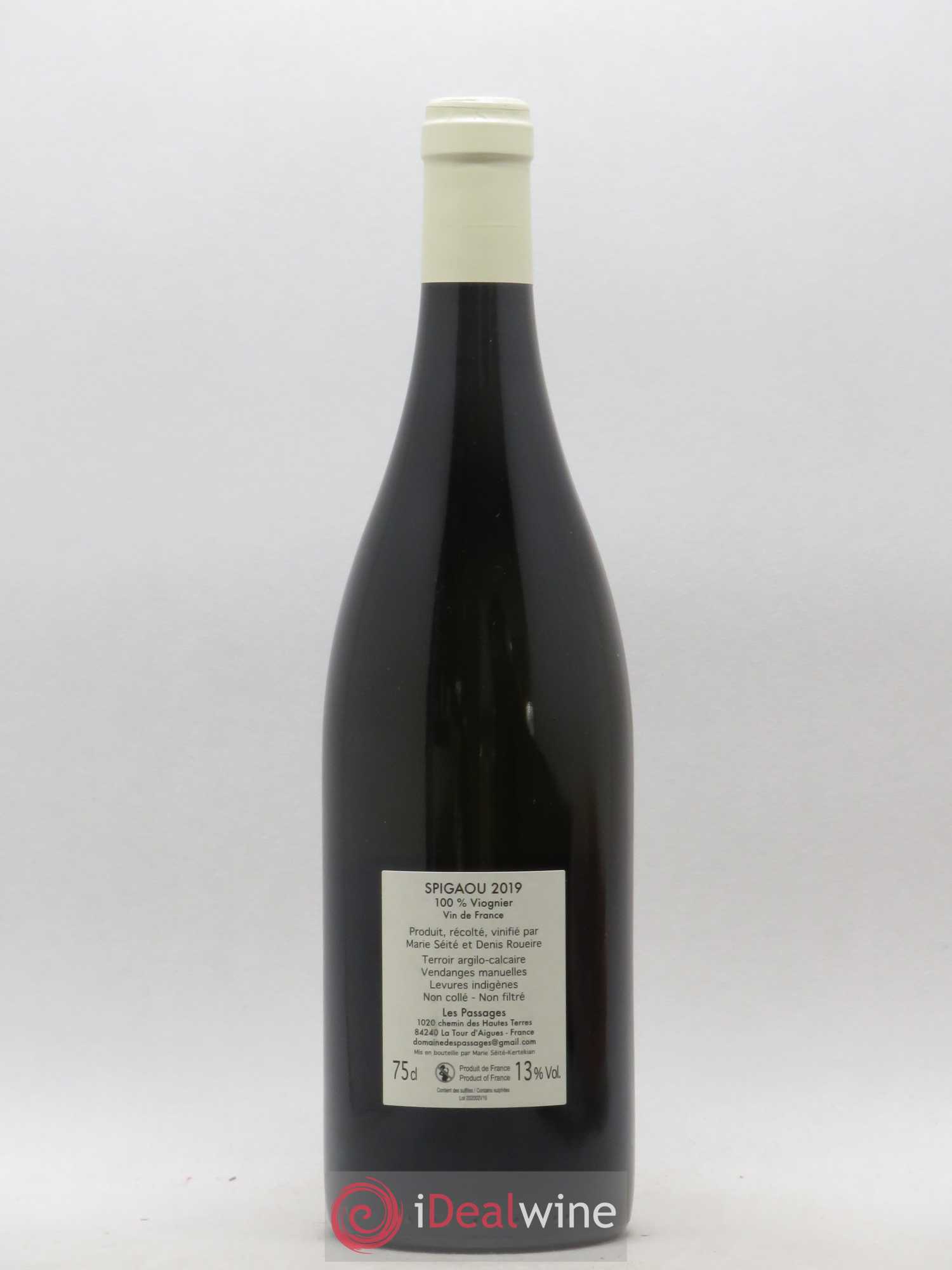 Vin de France Spigaou Les Passages (sans prix de réserve) 2019 - Posten von 1 Flasche - 1