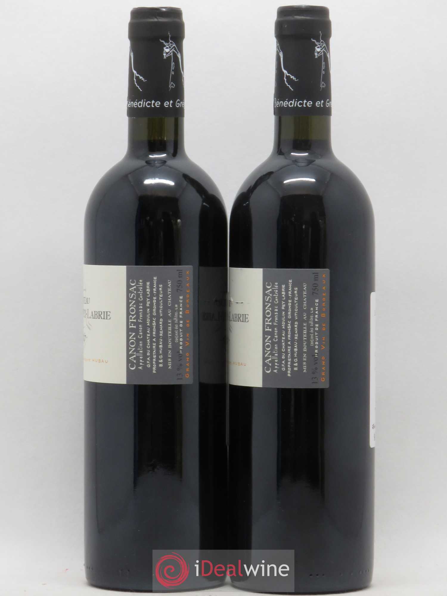 Château Moulin Pey-Labrie (sans prix de réserve) 2007 - Lot de 2 bouteilles - 1