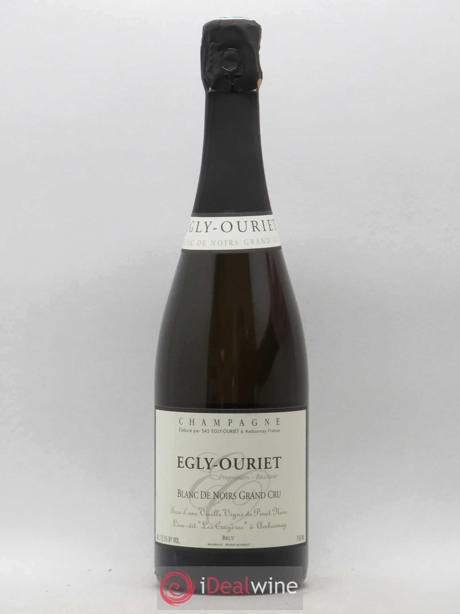 Blanc de Noirs Les Crayères Vieilles vignes Egly-Ouriet (sans prix de réserve) - Lot de 1 bouteille - 0