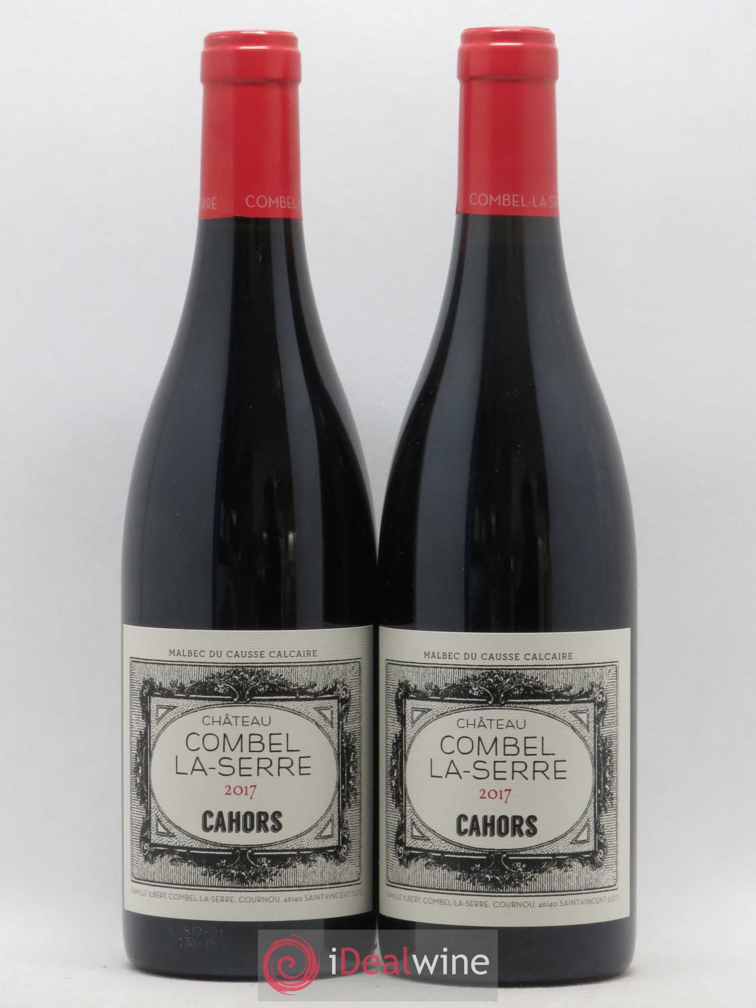 Cahors Château Combel La Serre (sans prix de réserve) 2017 - Posten von 2 Flaschen - 0