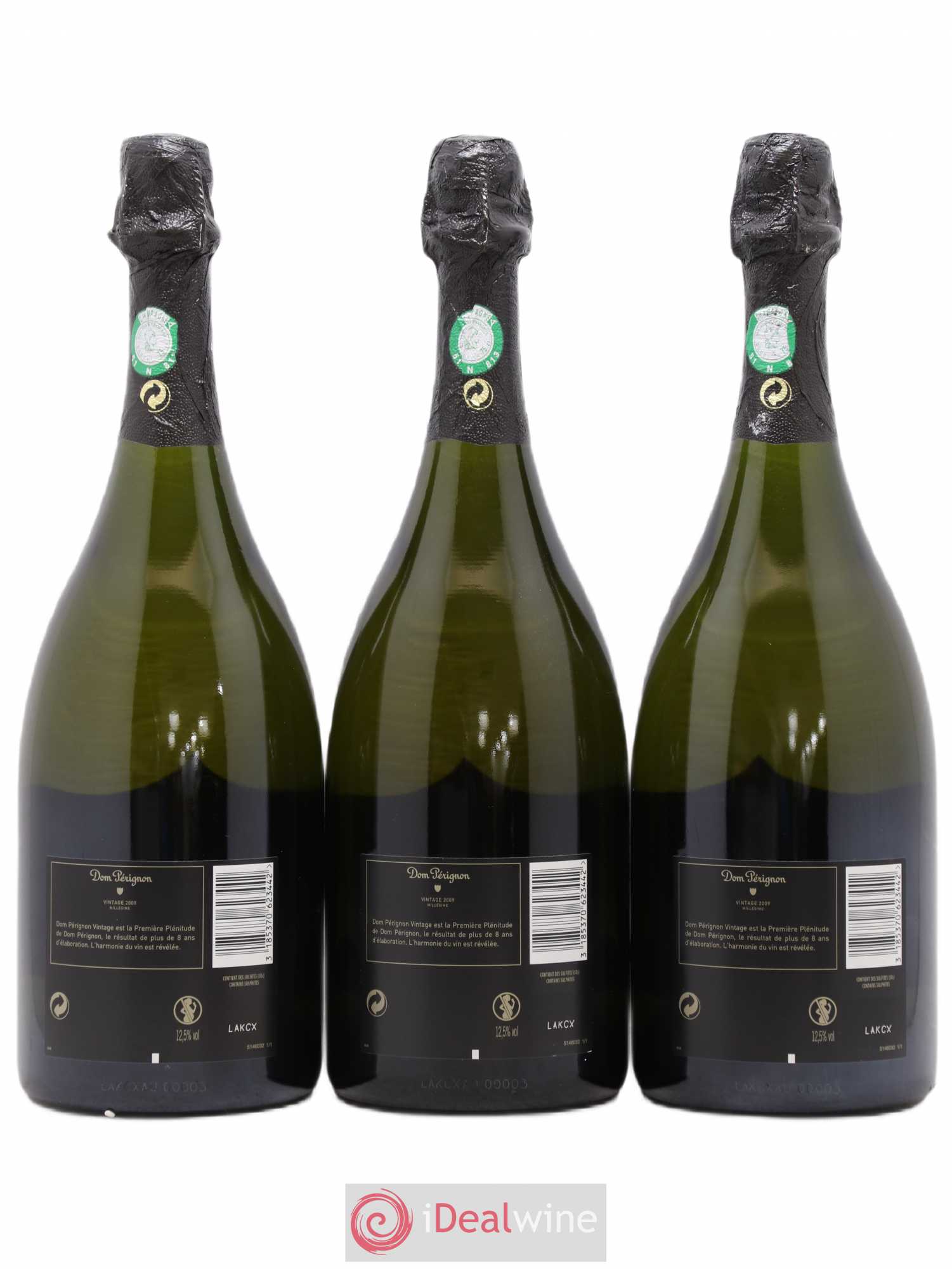 Brut Dom Pérignon 2009 - Lot de 3 bouteilles - 1