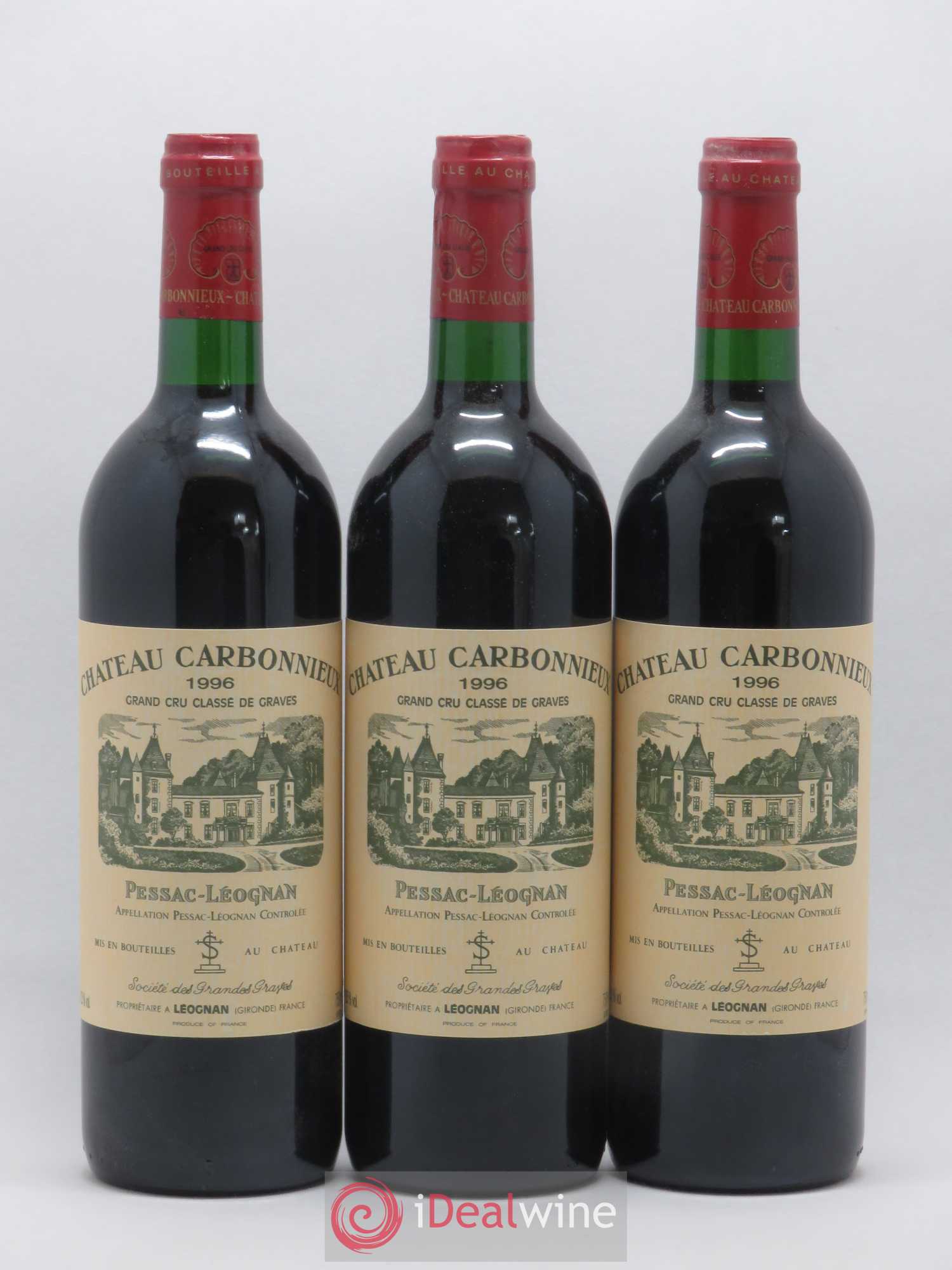 Château Carbonnieux Cru Classé de Graves 1996 - Lot de 12 bouteilles - 3