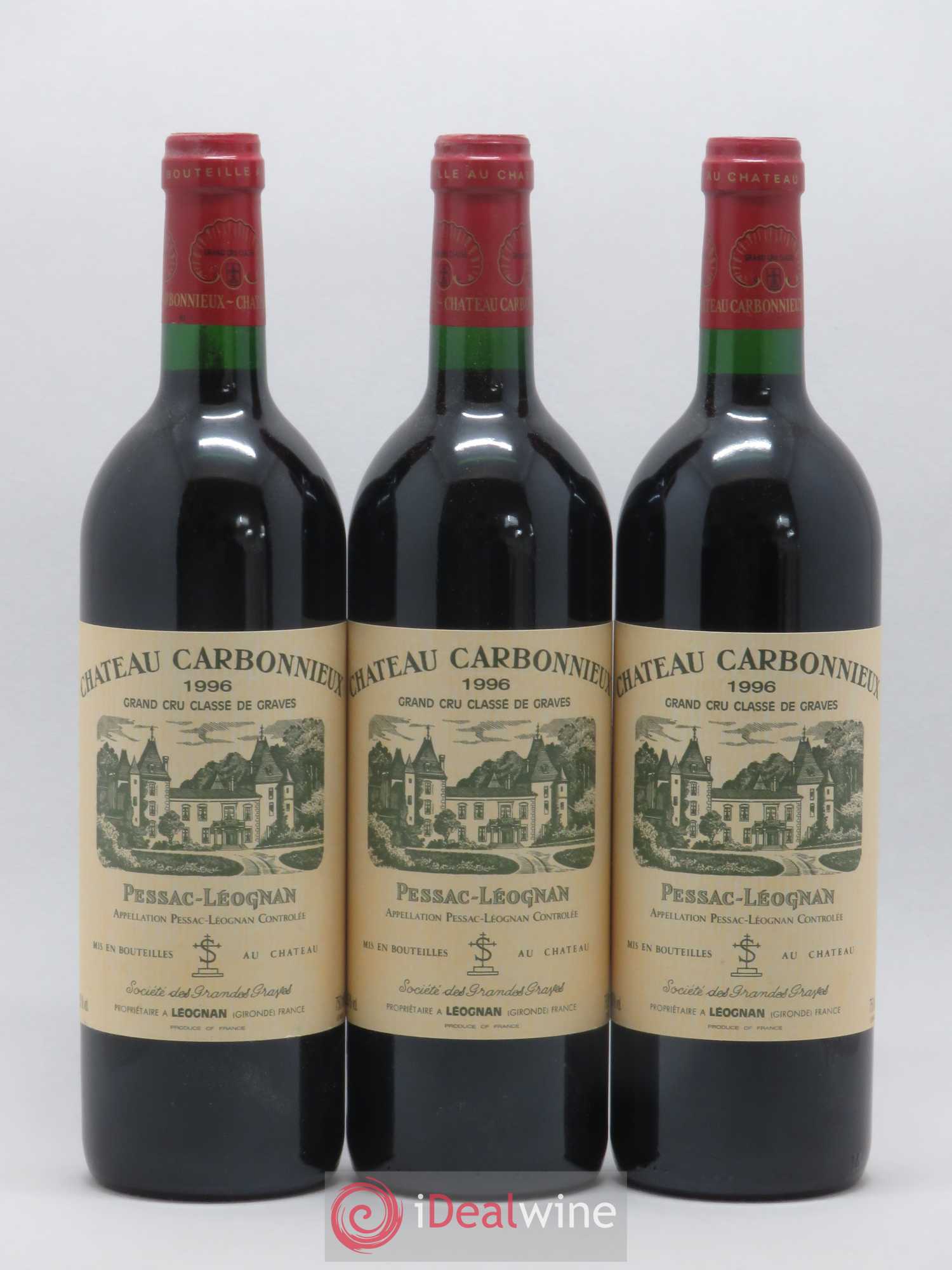 Château Carbonnieux Cru Classé de Graves 1996 - Lot de 12 bouteilles - 4