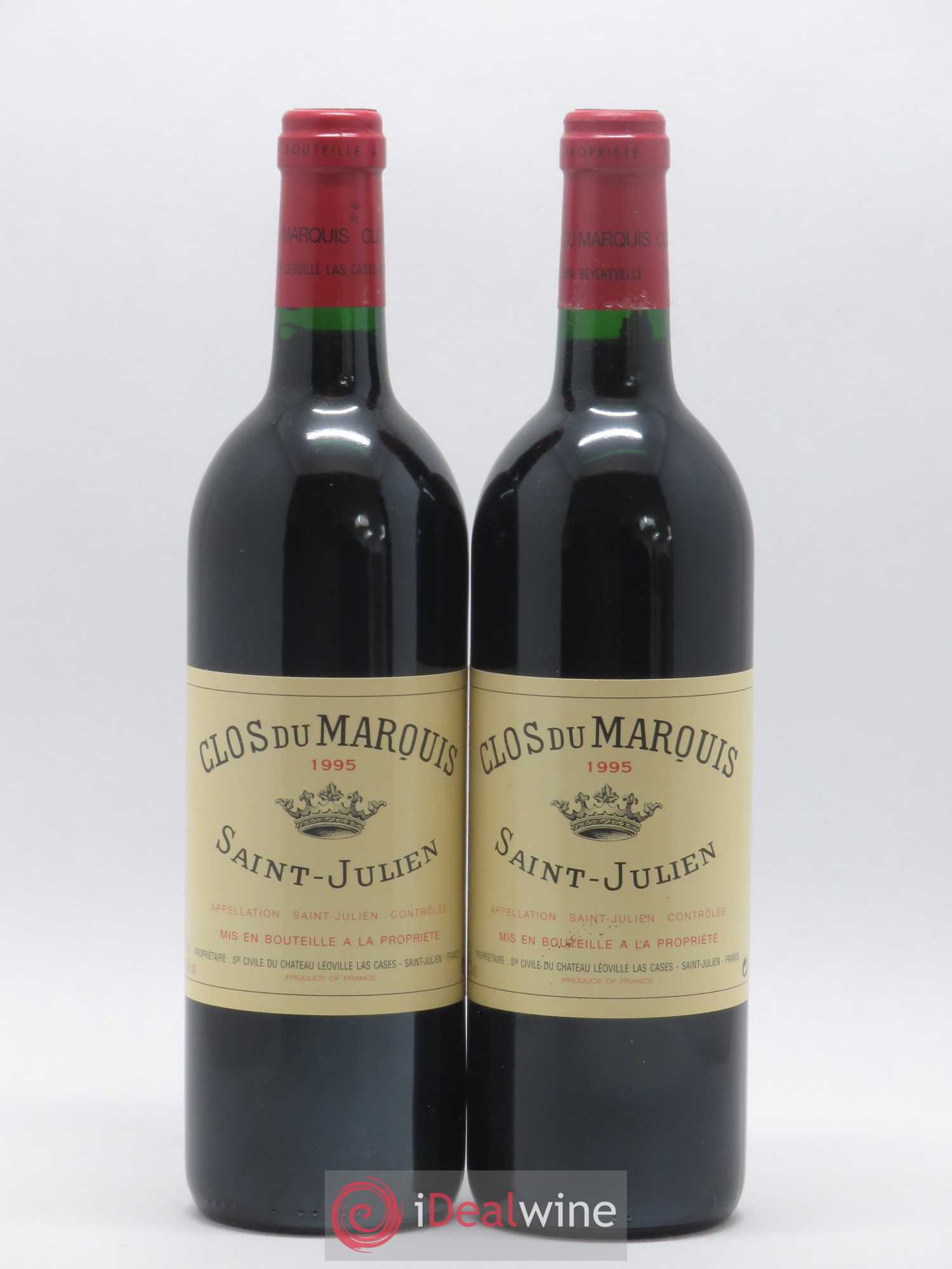 Clos du Marquis 1995 - Lot de 2 bouteilles - 0