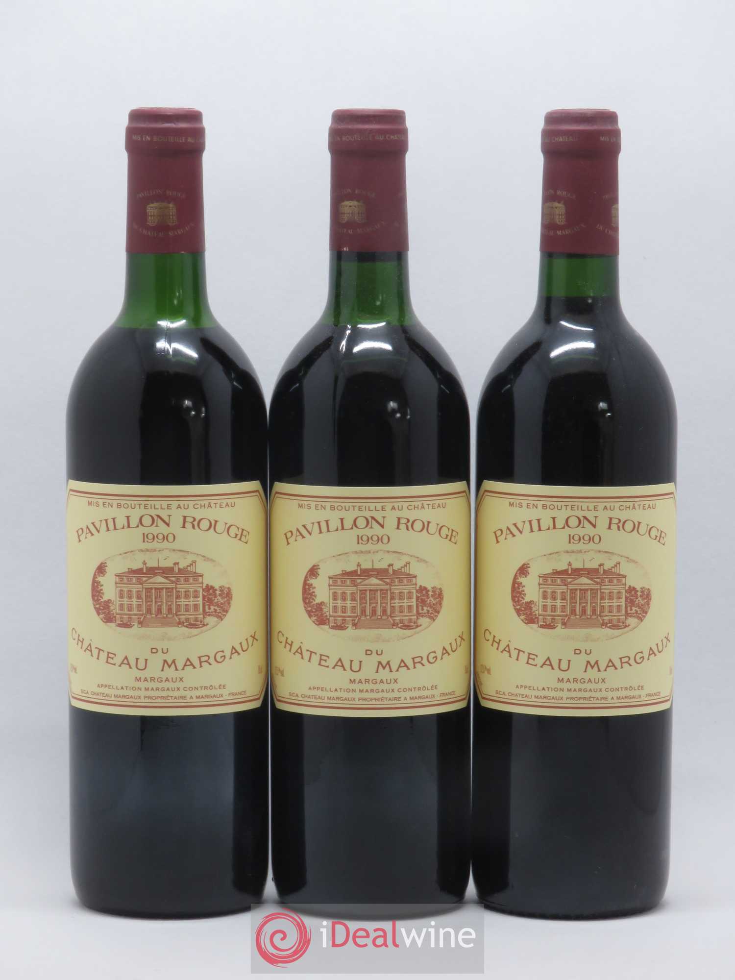 Pavillon Rouge du Château Margaux Second Vin 1990 - Lot de 12 bouteilles - 3
