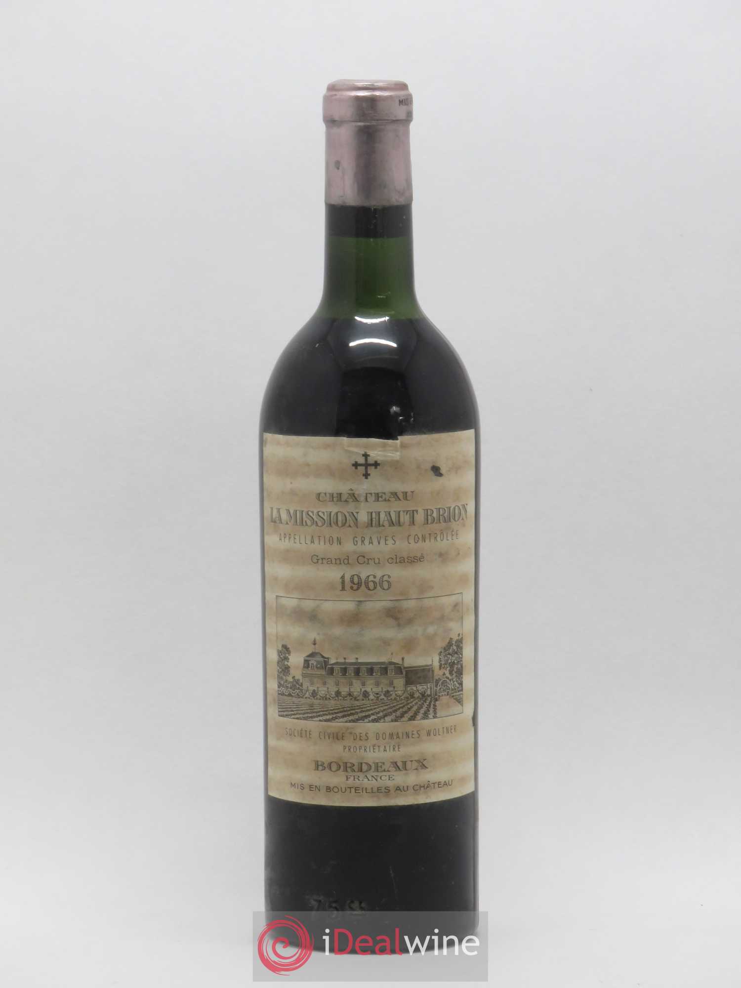 Château la Mission Haut-Brion Cru Classé de Graves 1966 - Lot de 1 bouteille - 0