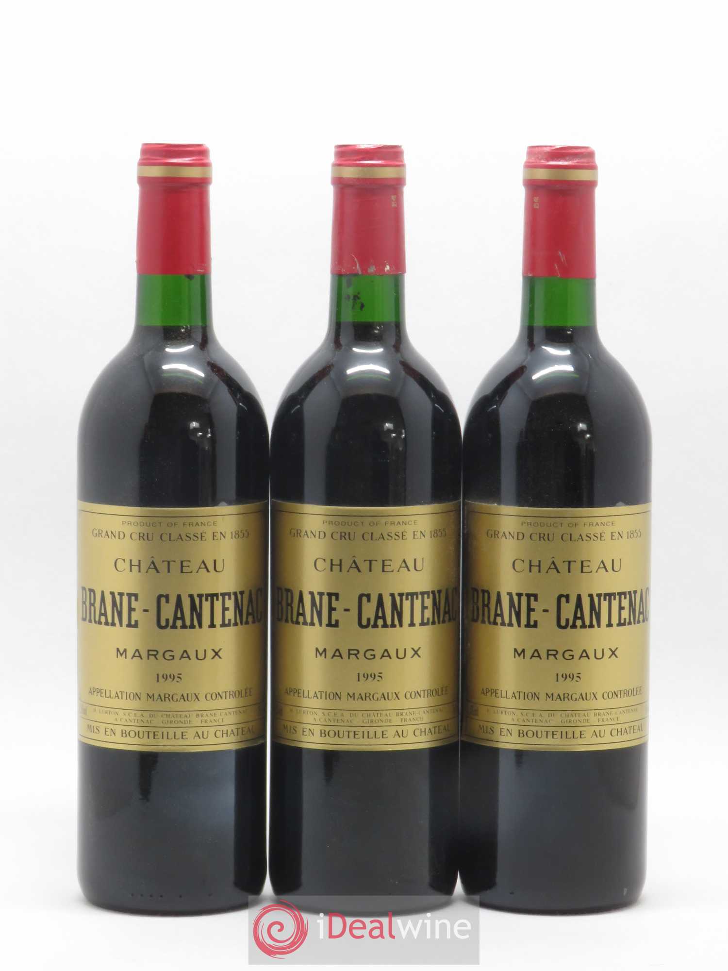Château Brane Cantenac 2ème Grand Cru Classé 1995 - Lot de 12 bouteilles - 1