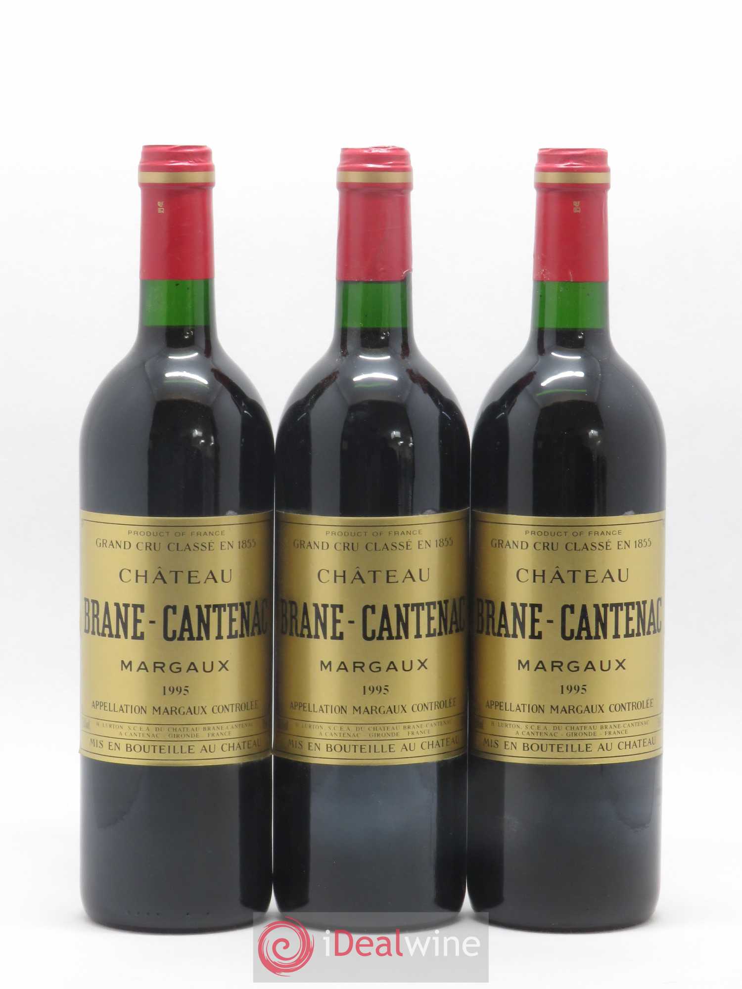 Château Brane Cantenac 2ème Grand Cru Classé 1995 - Lot de 12 bouteilles - 2