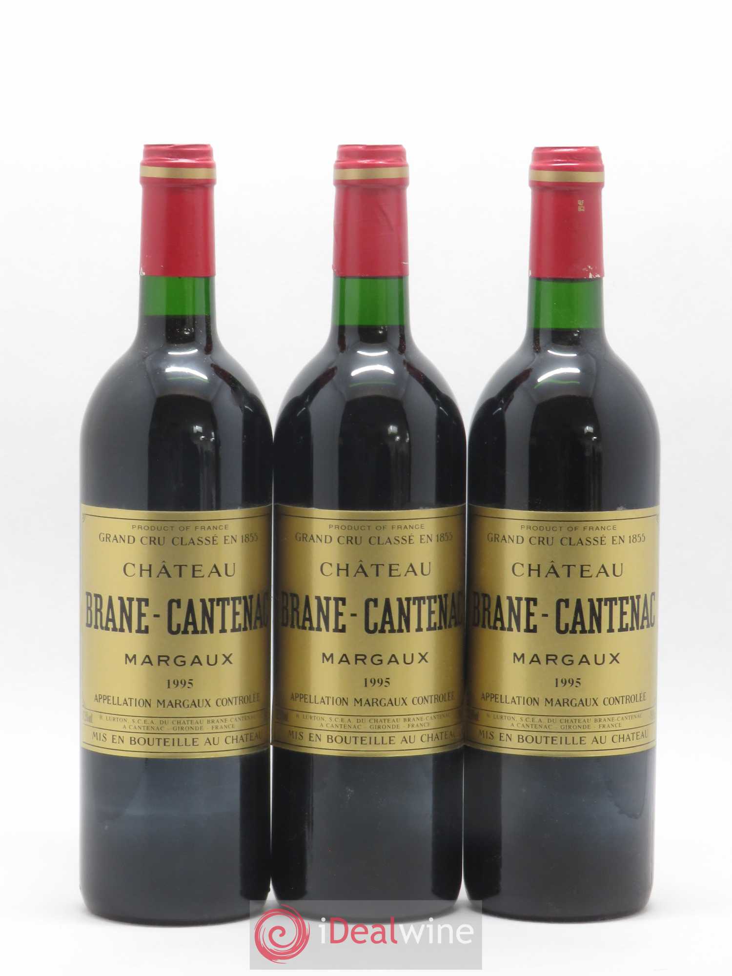 Château Brane Cantenac 2ème Grand Cru Classé 1995 - Lot de 12 bouteilles - 3