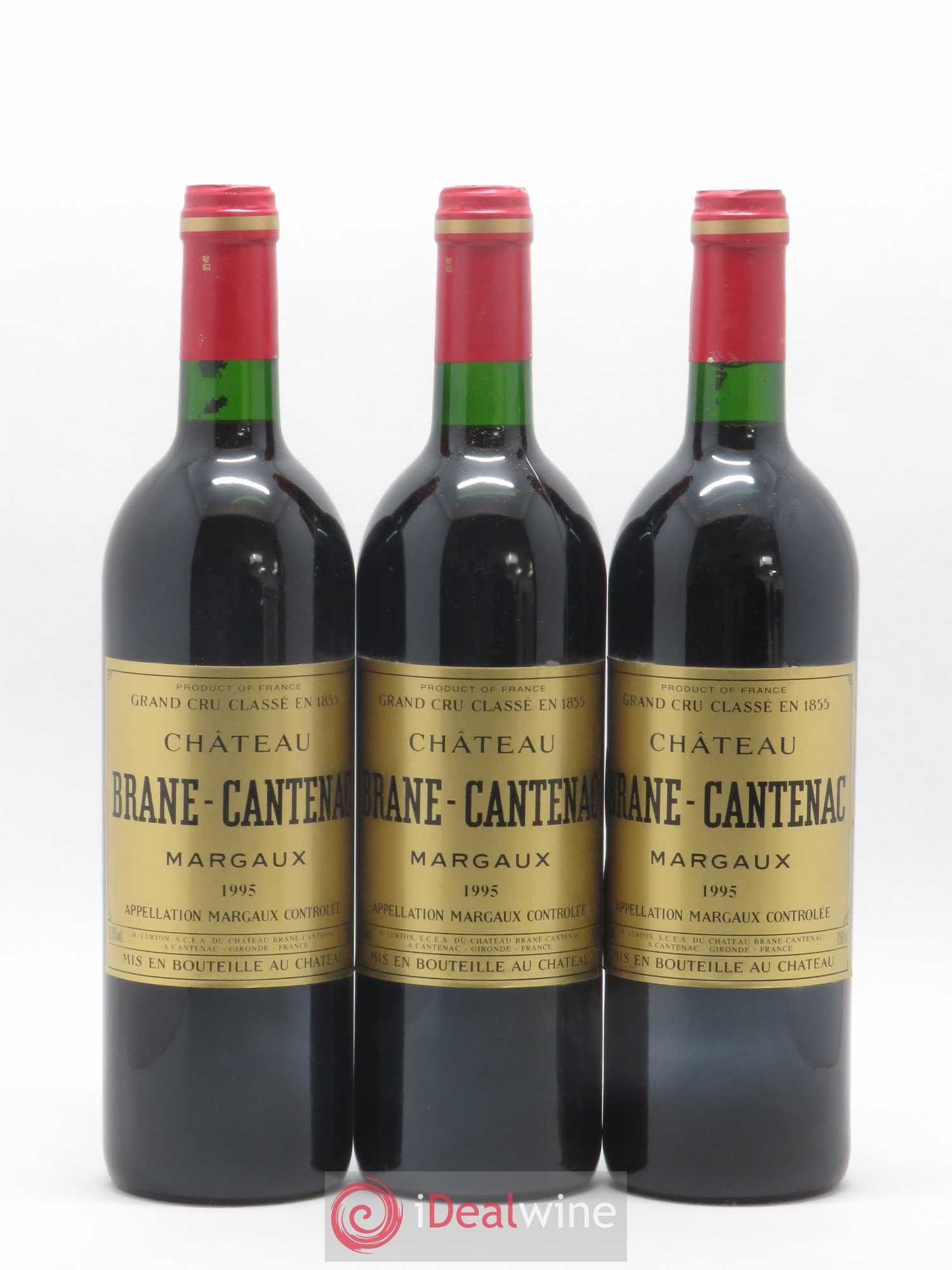 Château Brane Cantenac 2ème Grand Cru Classé 1995 - Lot de 12 bouteilles - 4