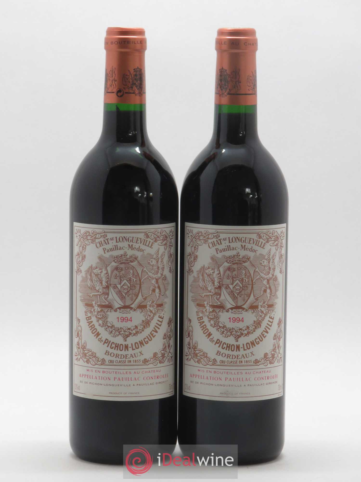 Pichon Longueville Baron 2ème Grand Cru Classé 1994 - Lot de 2 bouteilles - 0