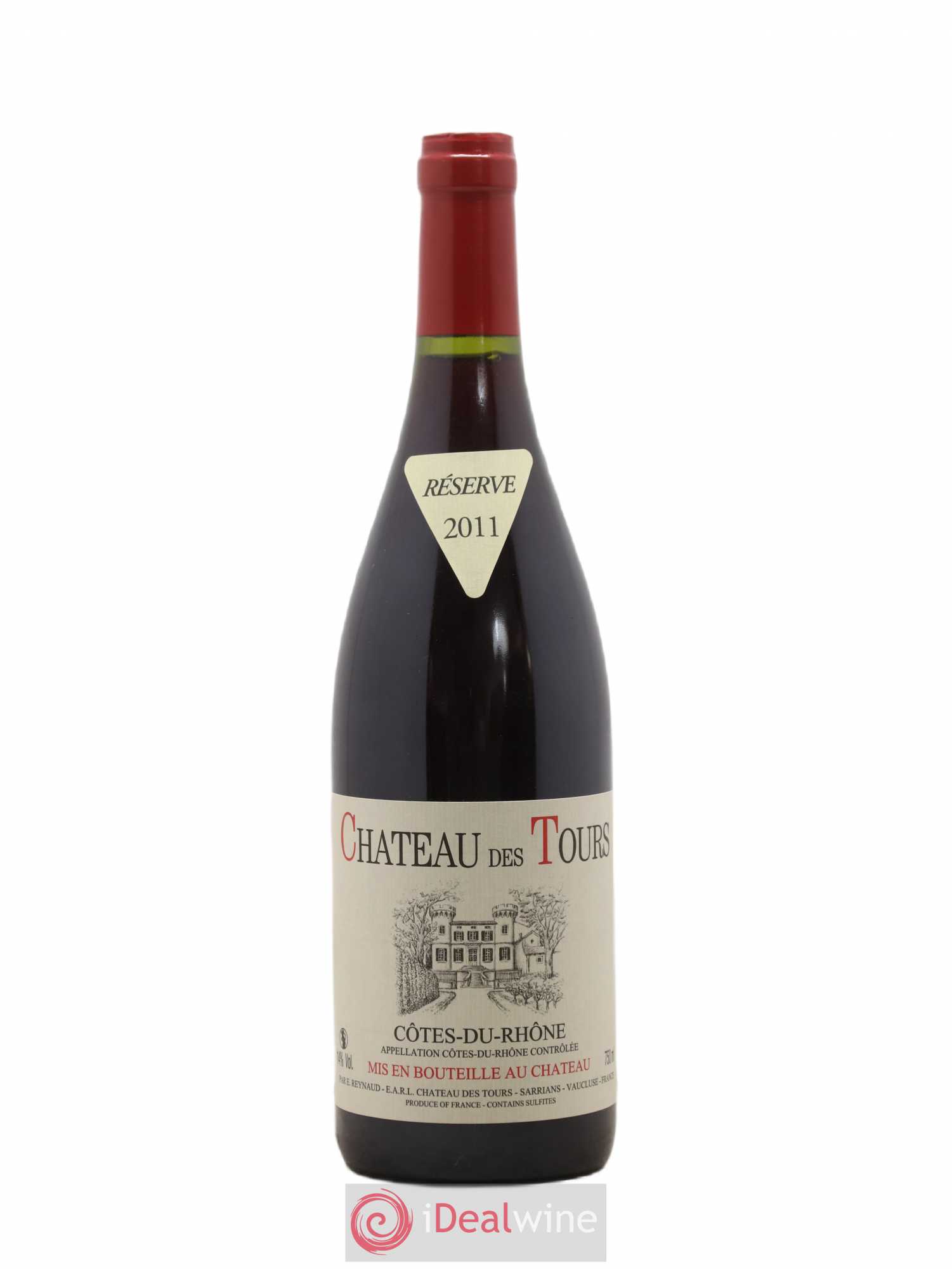 Côtes-du-Rhône Château des Tours Emmanuel Reynaud 2011 - Lot de 1 bouteille - 0
