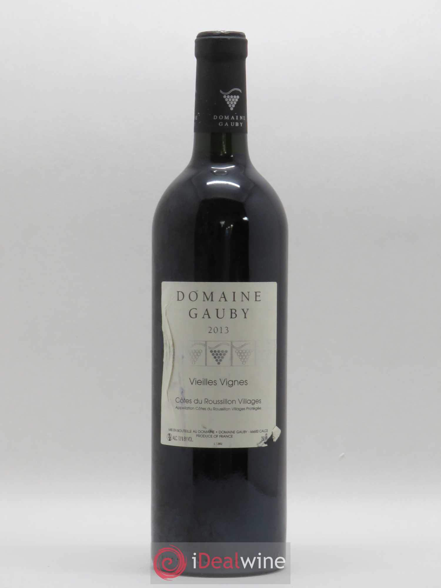 Côtes du Roussillon Villages Vieilles vignes Gauby (Domaine) 2013 - Lot de 1 bouteille - 0
