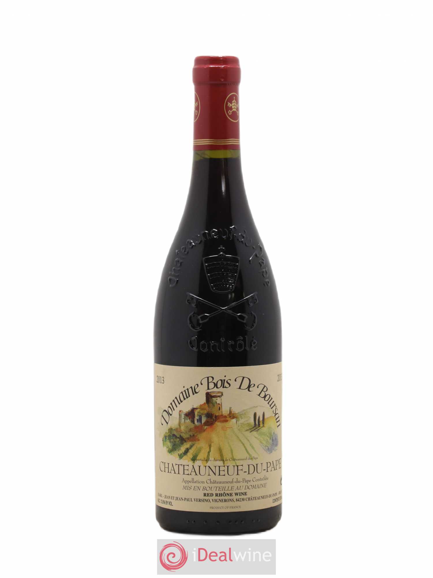 Châteauneuf-du-Pape Domaine Bois de Boursan (Domaine) Jean et Jean-Paul Versino 2013 - Lot de 1 bouteille - 0