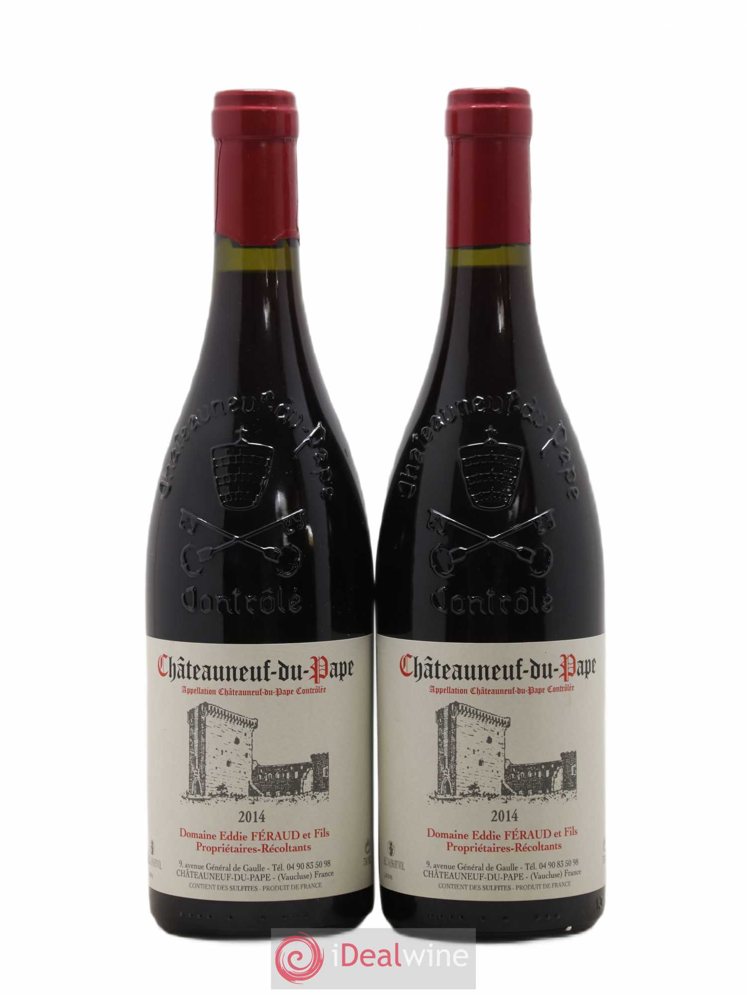 Châteauneuf-du-Pape Eddie Féraud 2014 - Lot de 2 bouteilles - 0