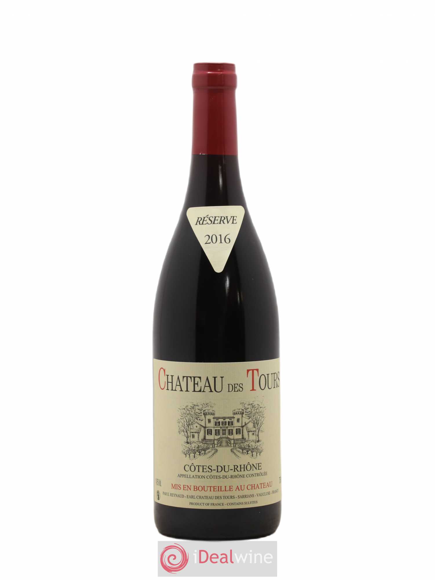Côtes-du-Rhône Château des Tours Emmanuel Reynaud 2016 - Lot de 1 bouteille - 0
