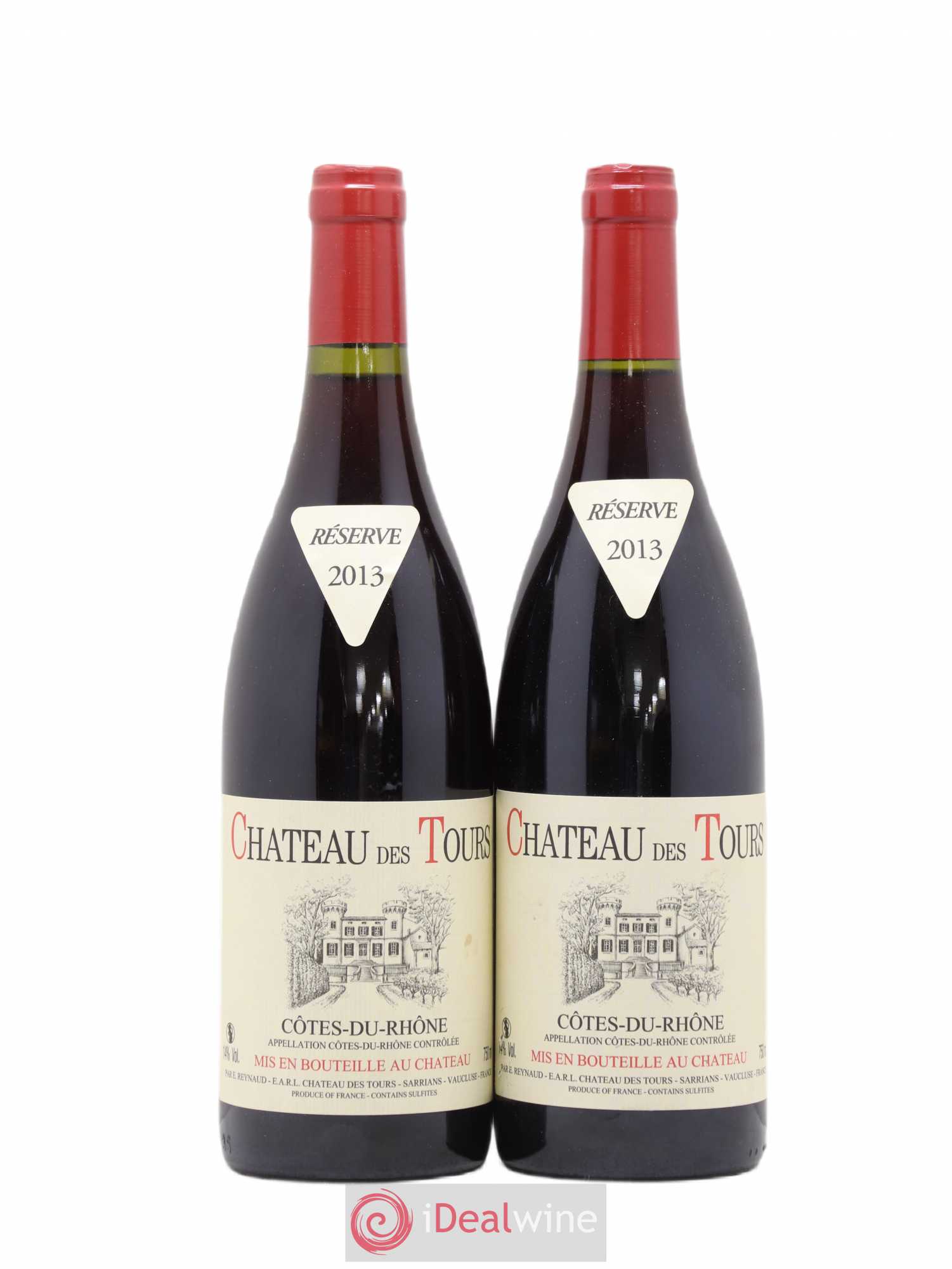 Côtes-du-Rhône Château des Tours Emmanuel Reynaud 2013 - Lot de 2 bouteilles - 0