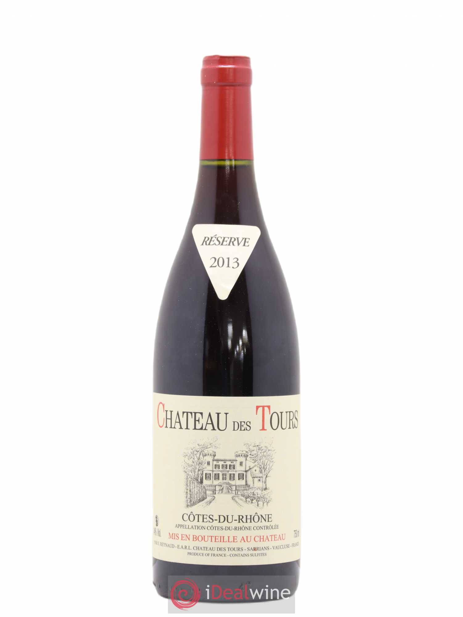 Côtes-du-Rhône Château des Tours Emmanuel Reynaud 2013 - Lot de 1 bouteille - 0
